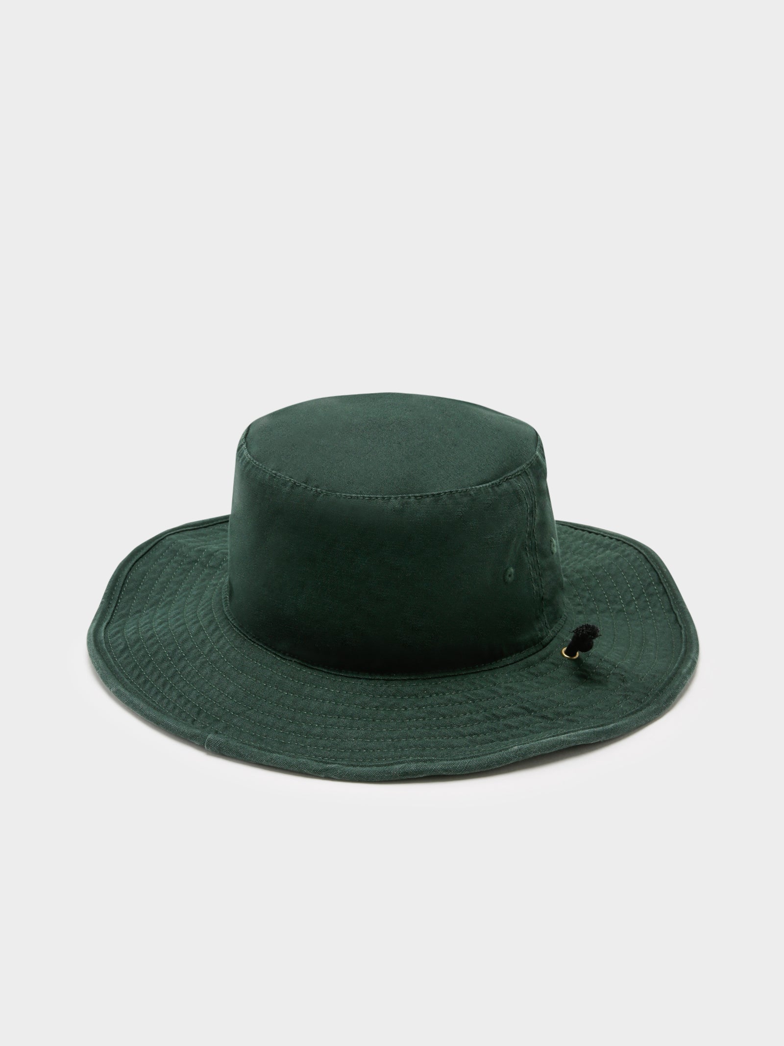 Yellowstone Wide Brimmed Bucket Hat in Dark Green