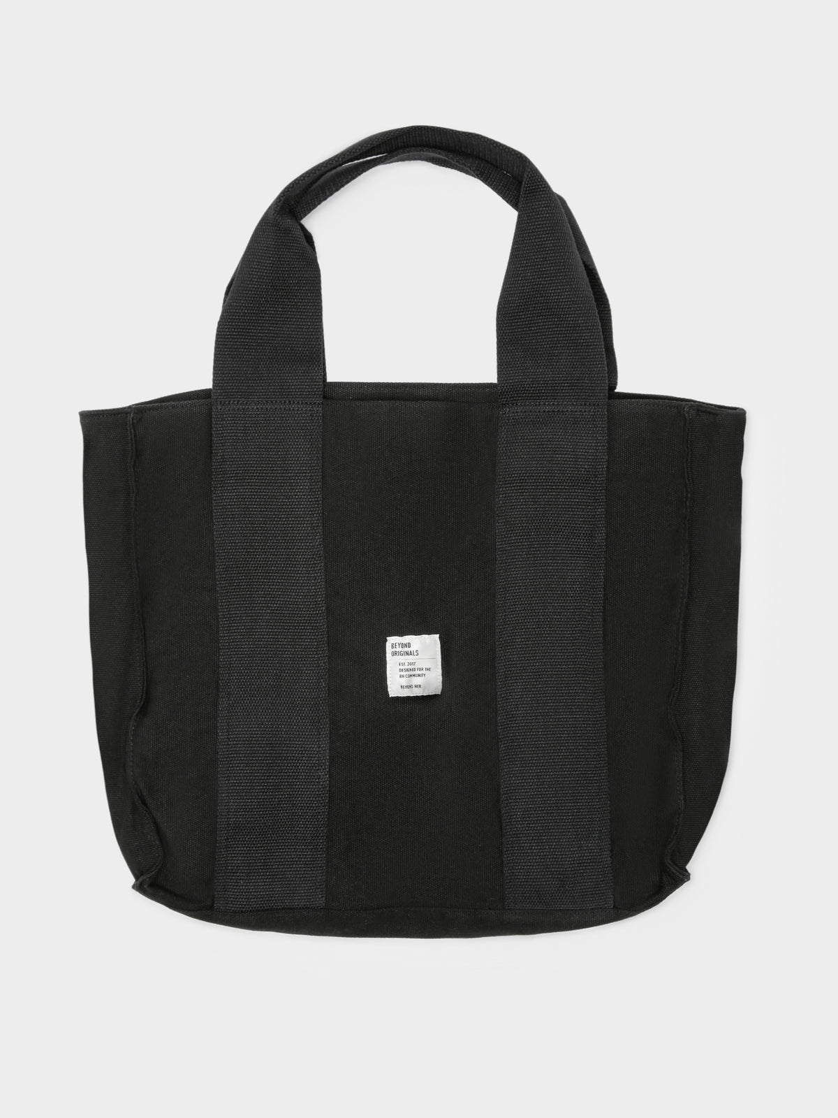 Beyond Her Medium Zipper Tote Bag in Black | Black