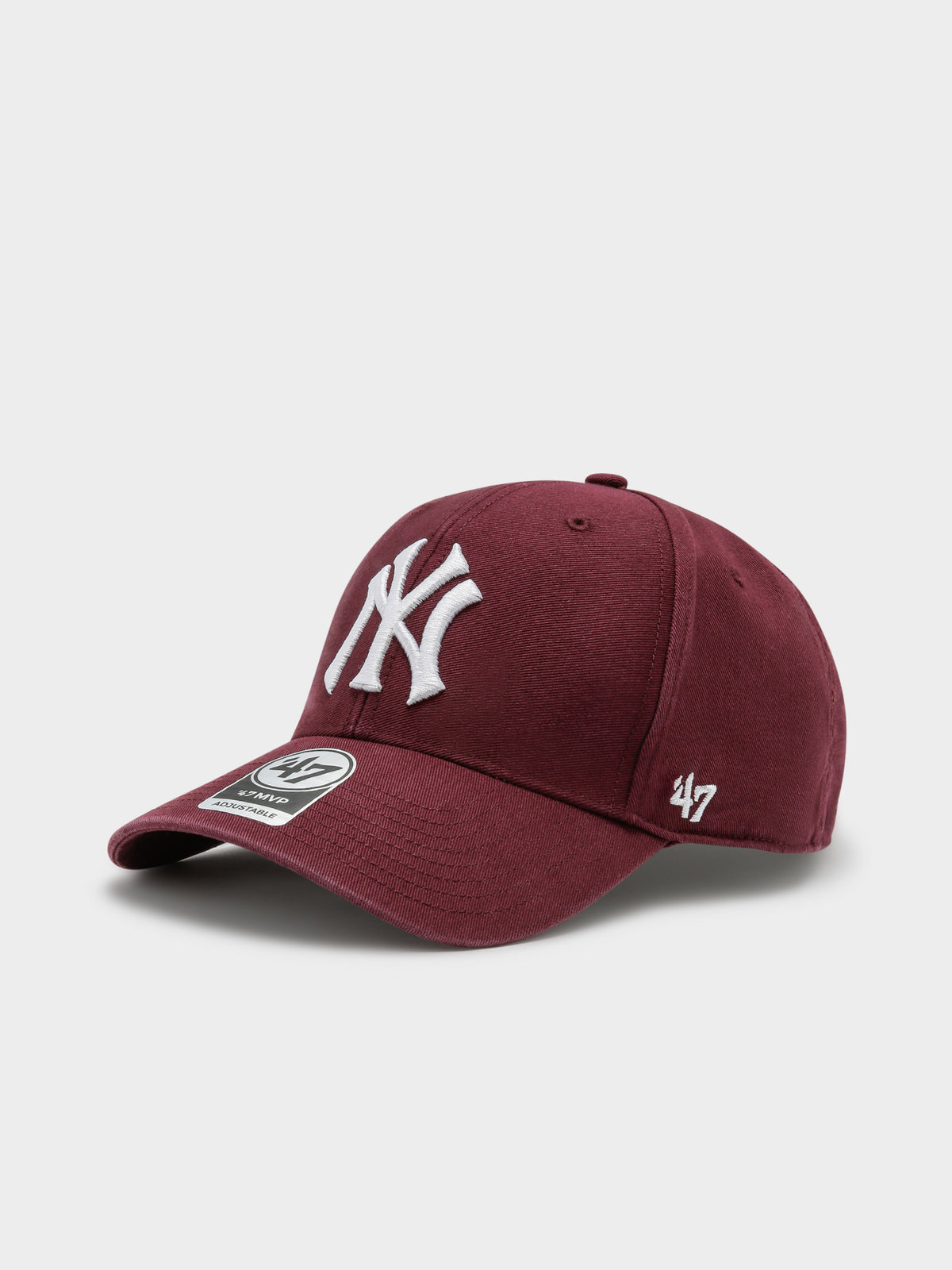 47 Brand New York Yankees Cap in Maroon | Maroon