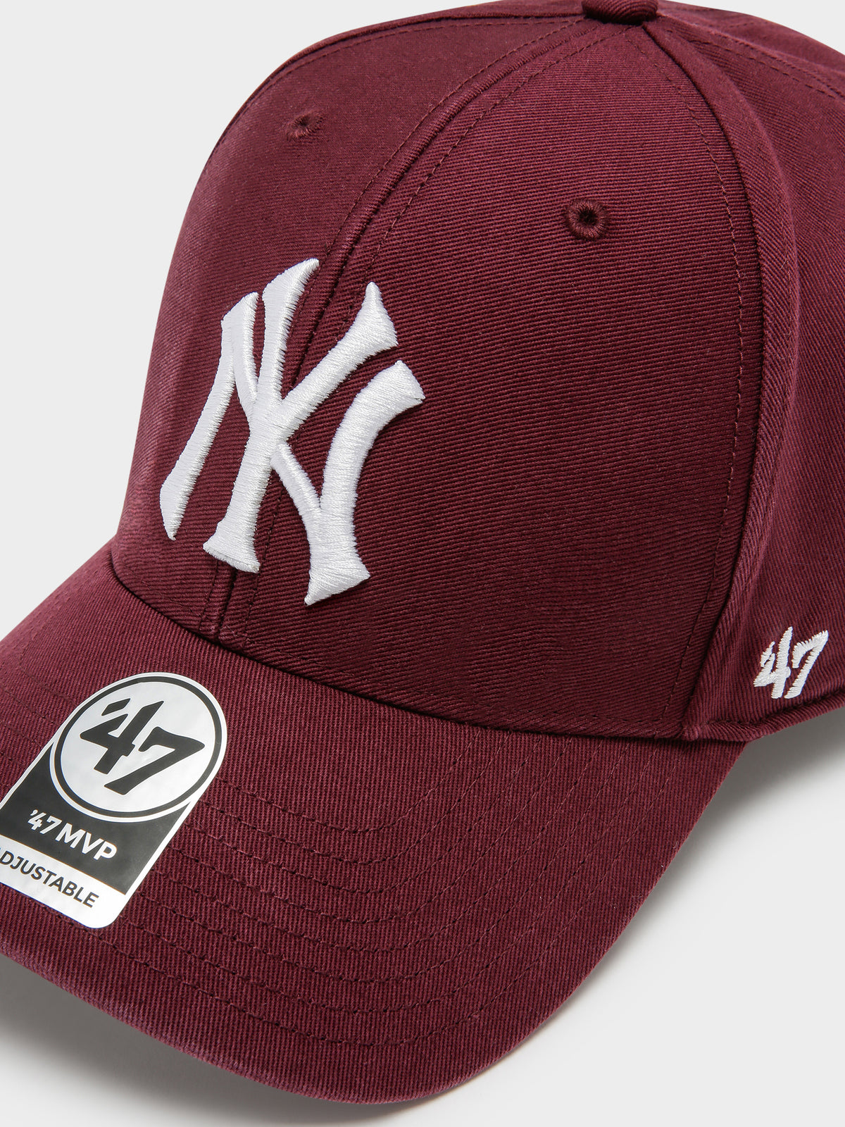 47 Brand New York Yankees Cap in Maroon | Maroon