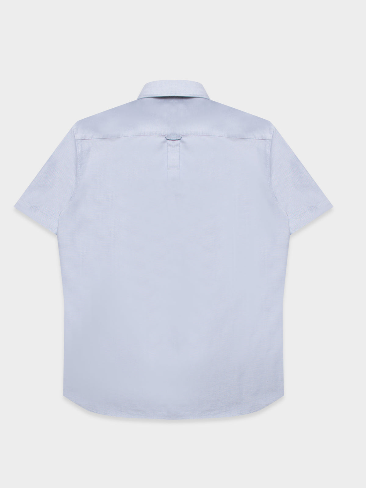 Lacoste Short Sleeve Oxford Shirt in Blue | Blue