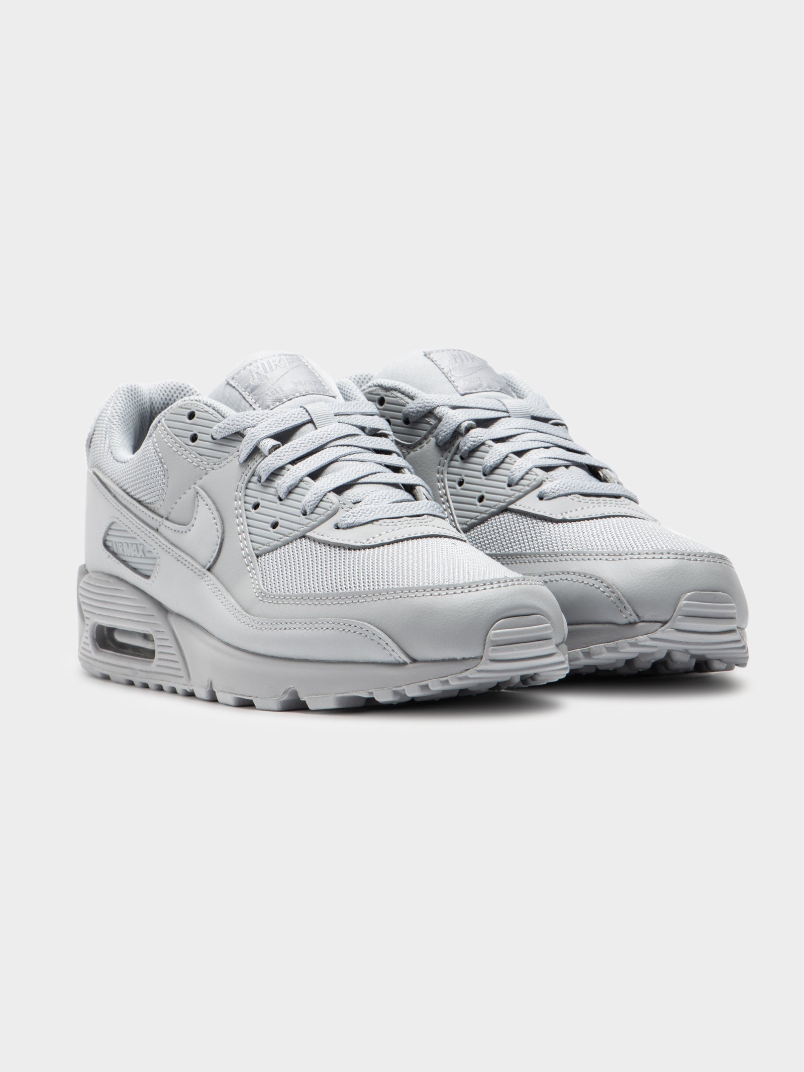 Mens Air Max 90 Sneakers in Wolf Grey