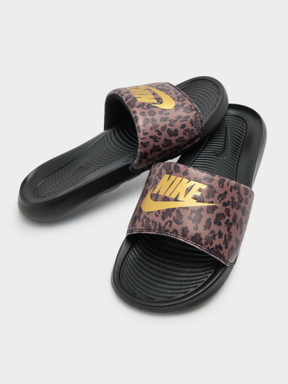 Womens Victori One Slides in Print