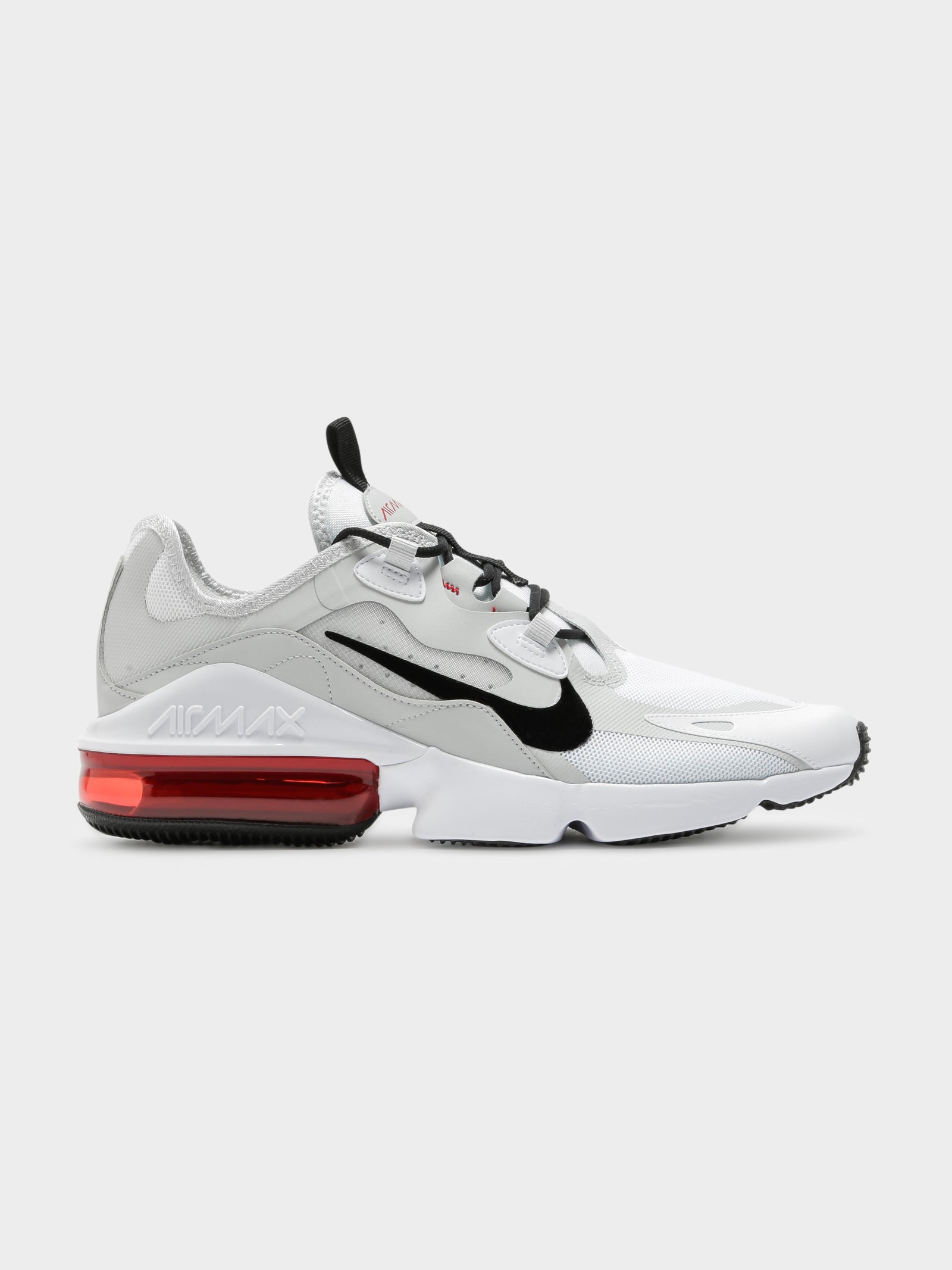 Mens Air Max Infinity 2 Sneakers in White & Red