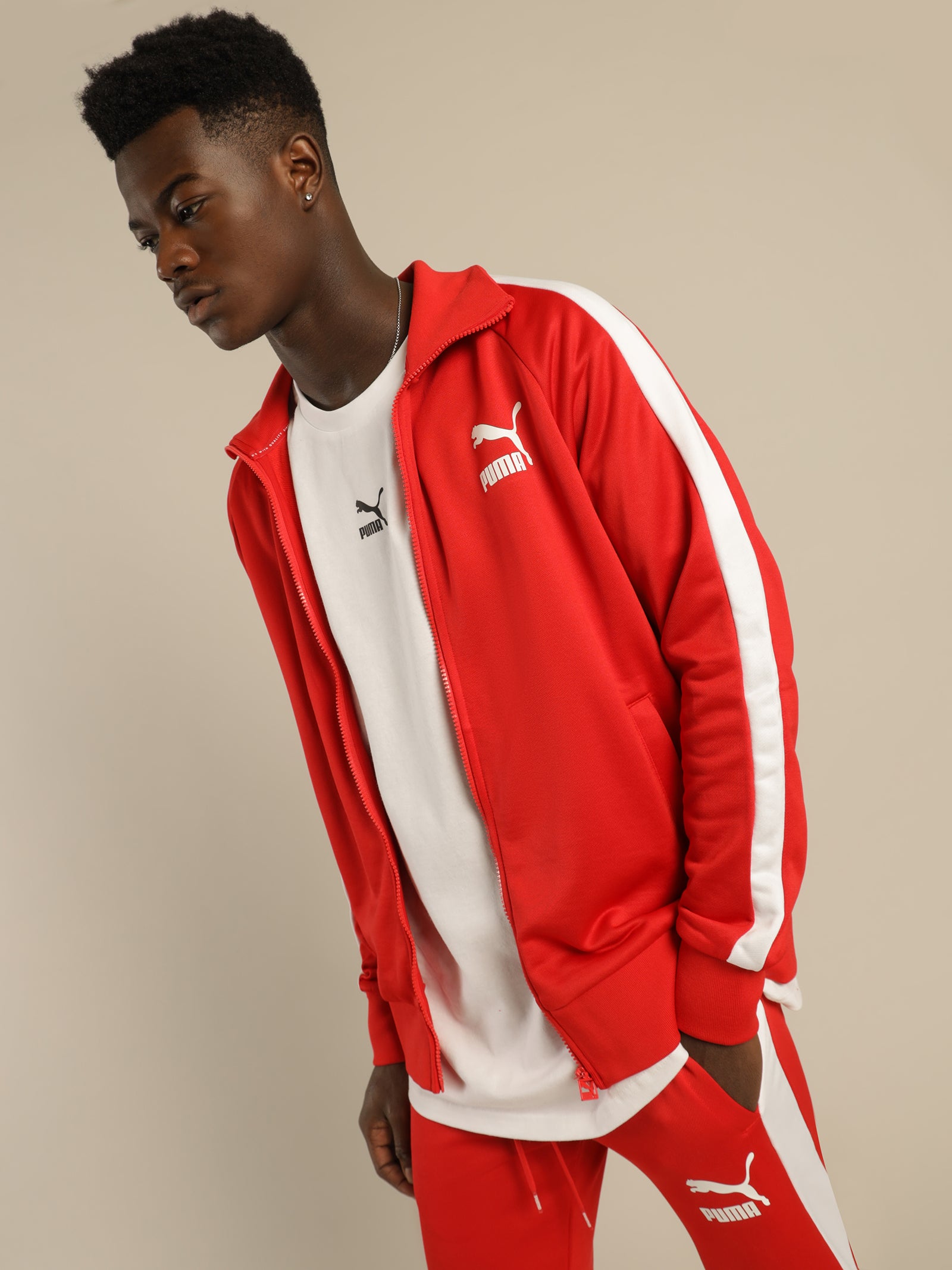 Puma Classics T7 Track Jacket Red