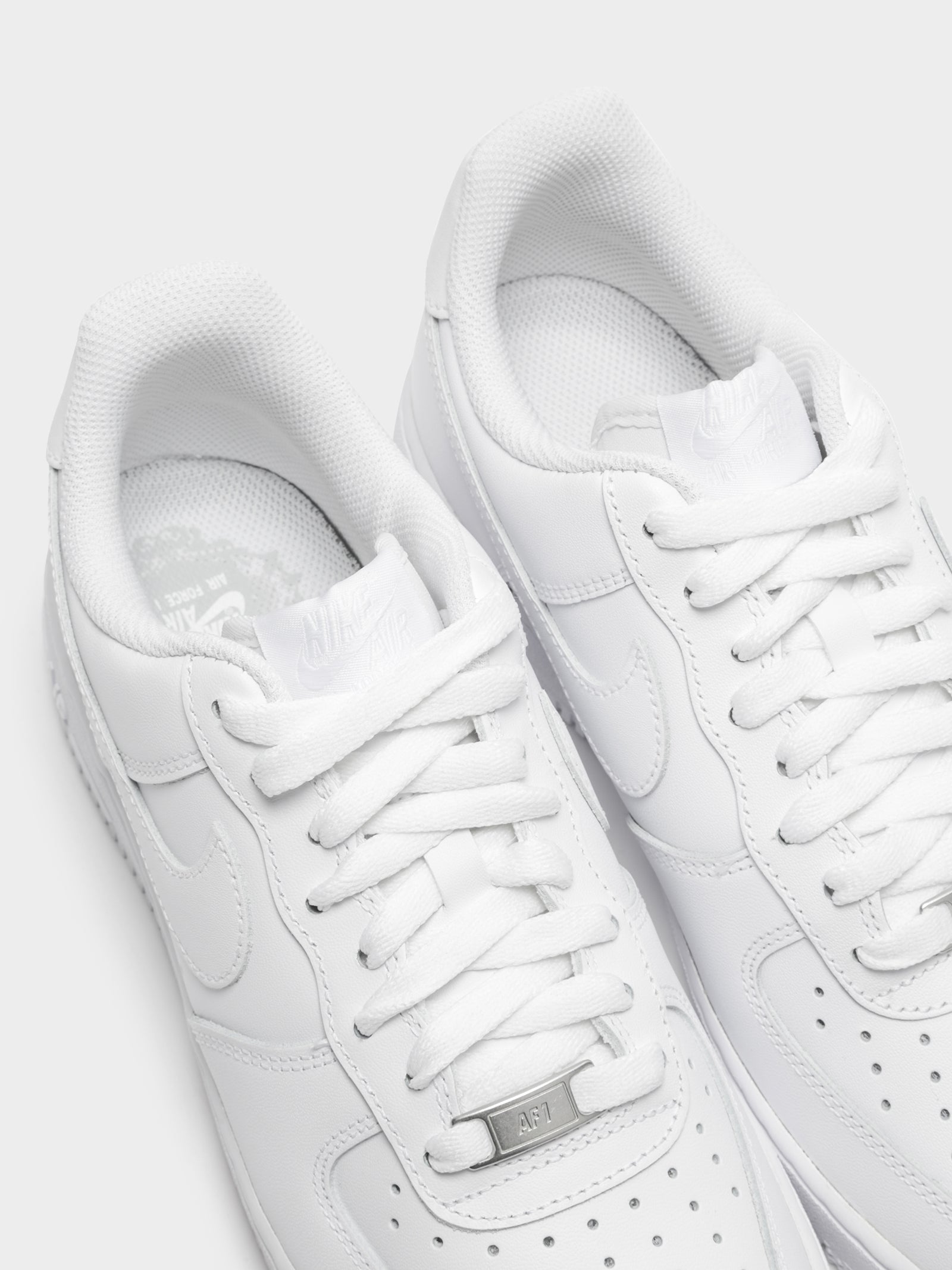 All white air store forces high top