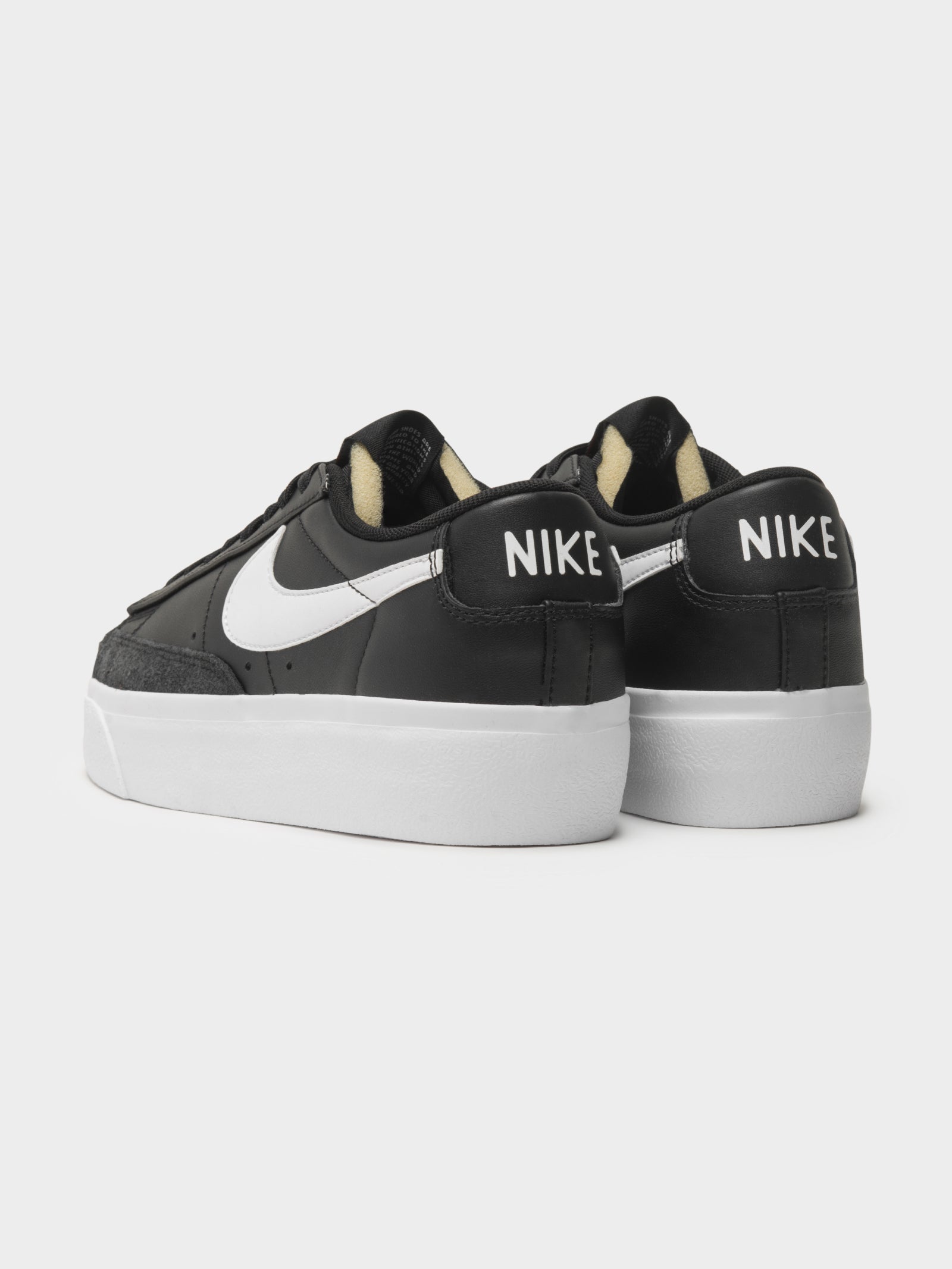 Blazer low outlet suede women's black