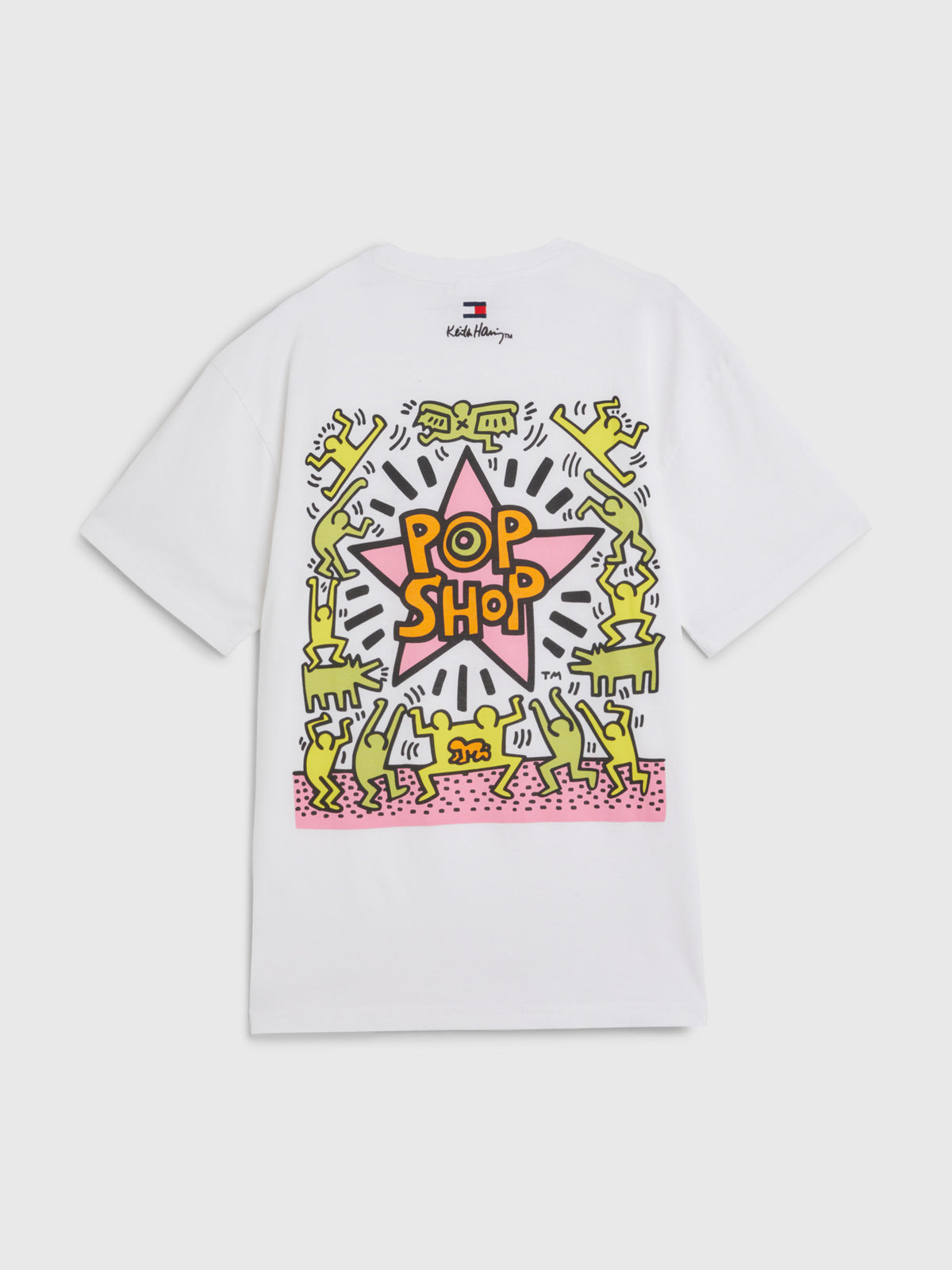 Tommy Hilfiger Keith Haring T-Shirt in White & Pop Shop | White