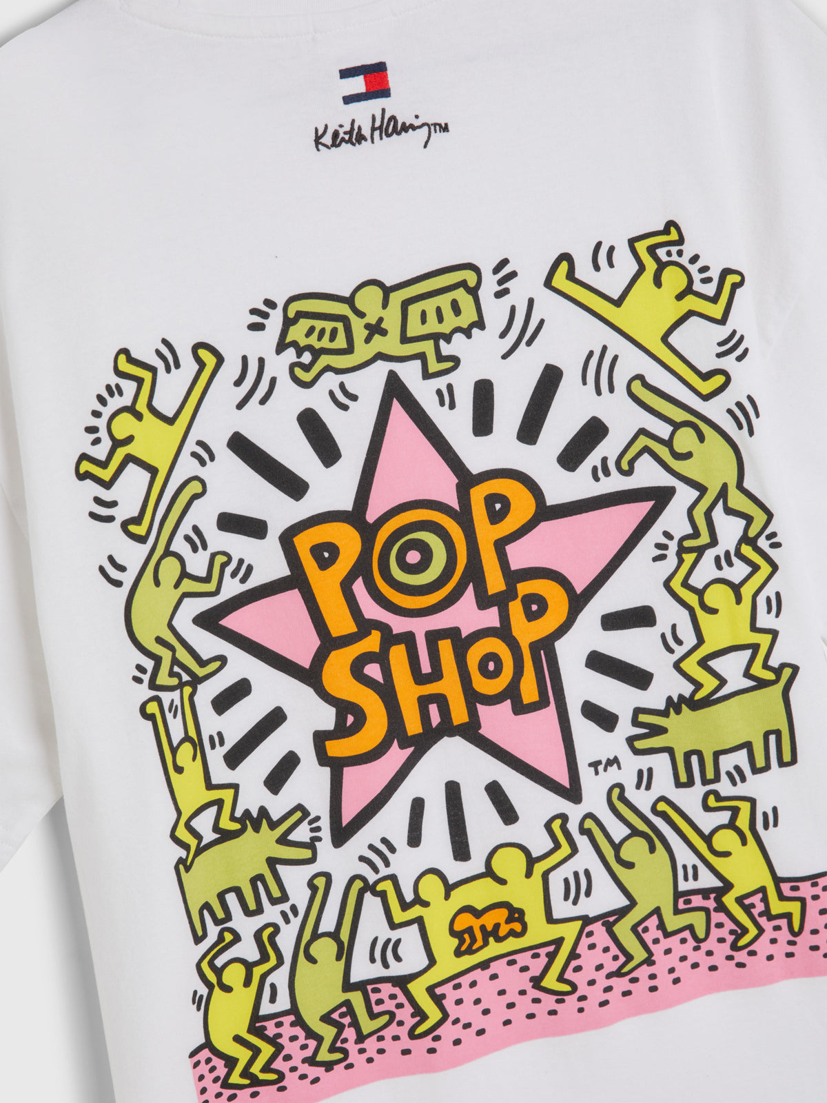 Tommy Hilfiger Keith Haring T-Shirt in White & Pop Shop | White