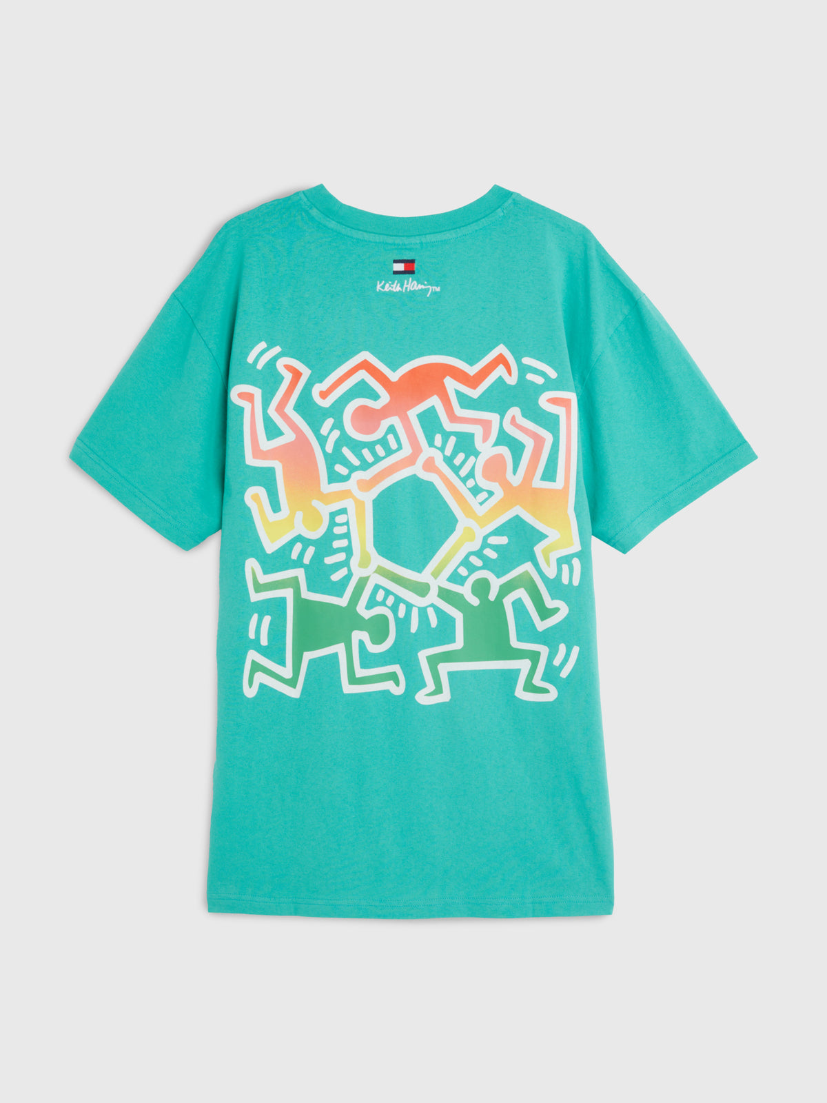 Tommy Hilfiger Keith Haring T-Shirt in Grecian Tile & Danci | Green