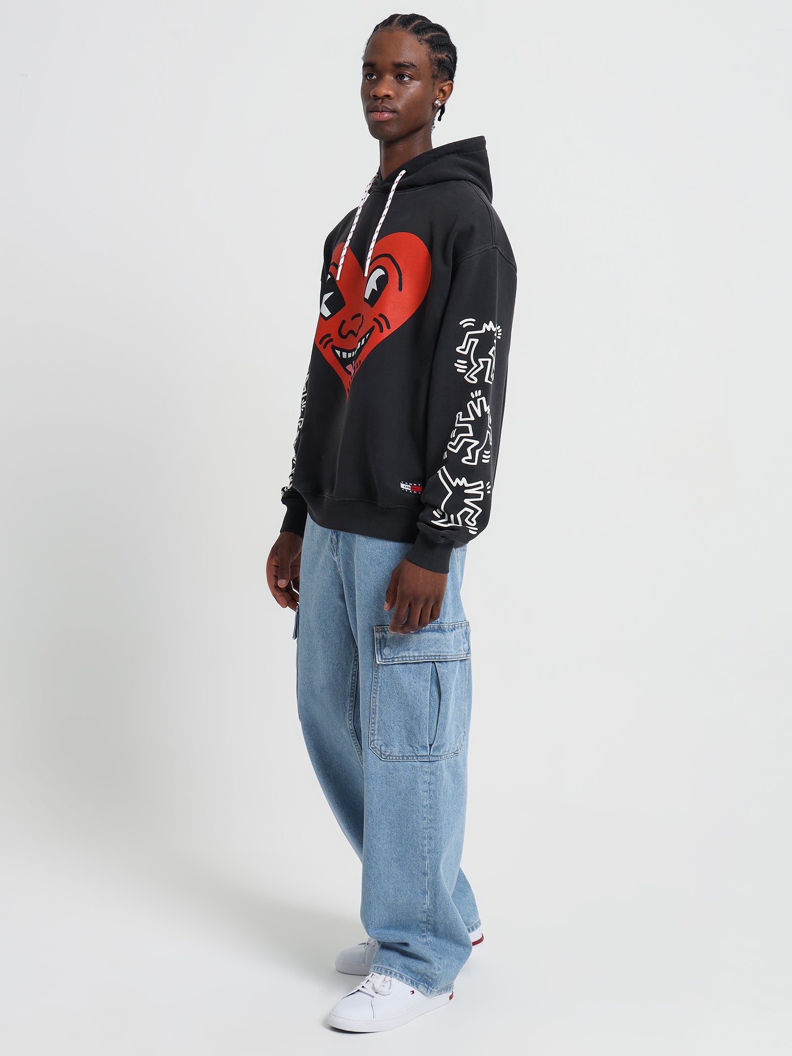 Tommy hilfiger Keith Haring Hoodie in Black Black | Glue Store