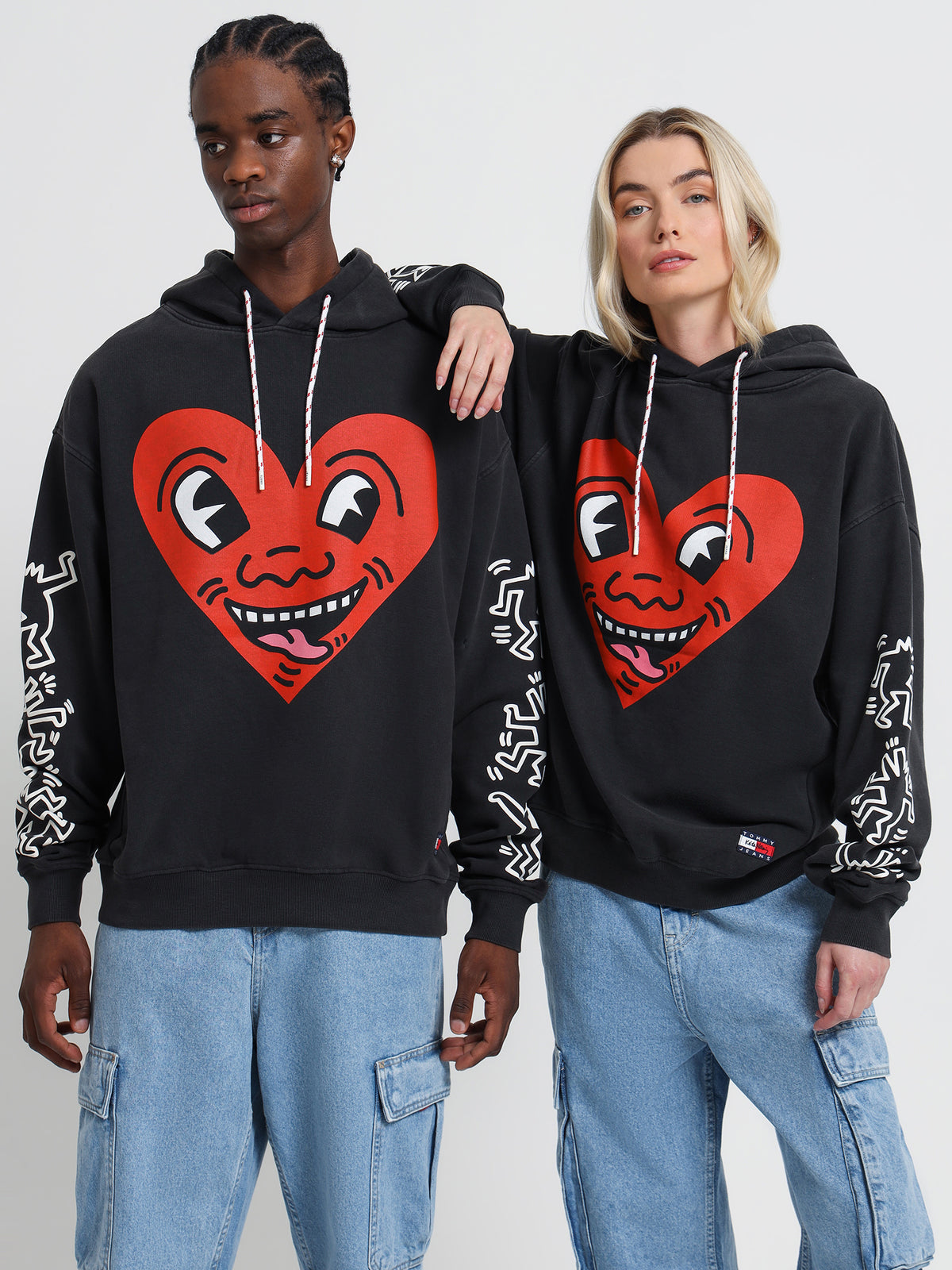 Tommy Hilfiger Keith Haring Hoodie in Black | Black