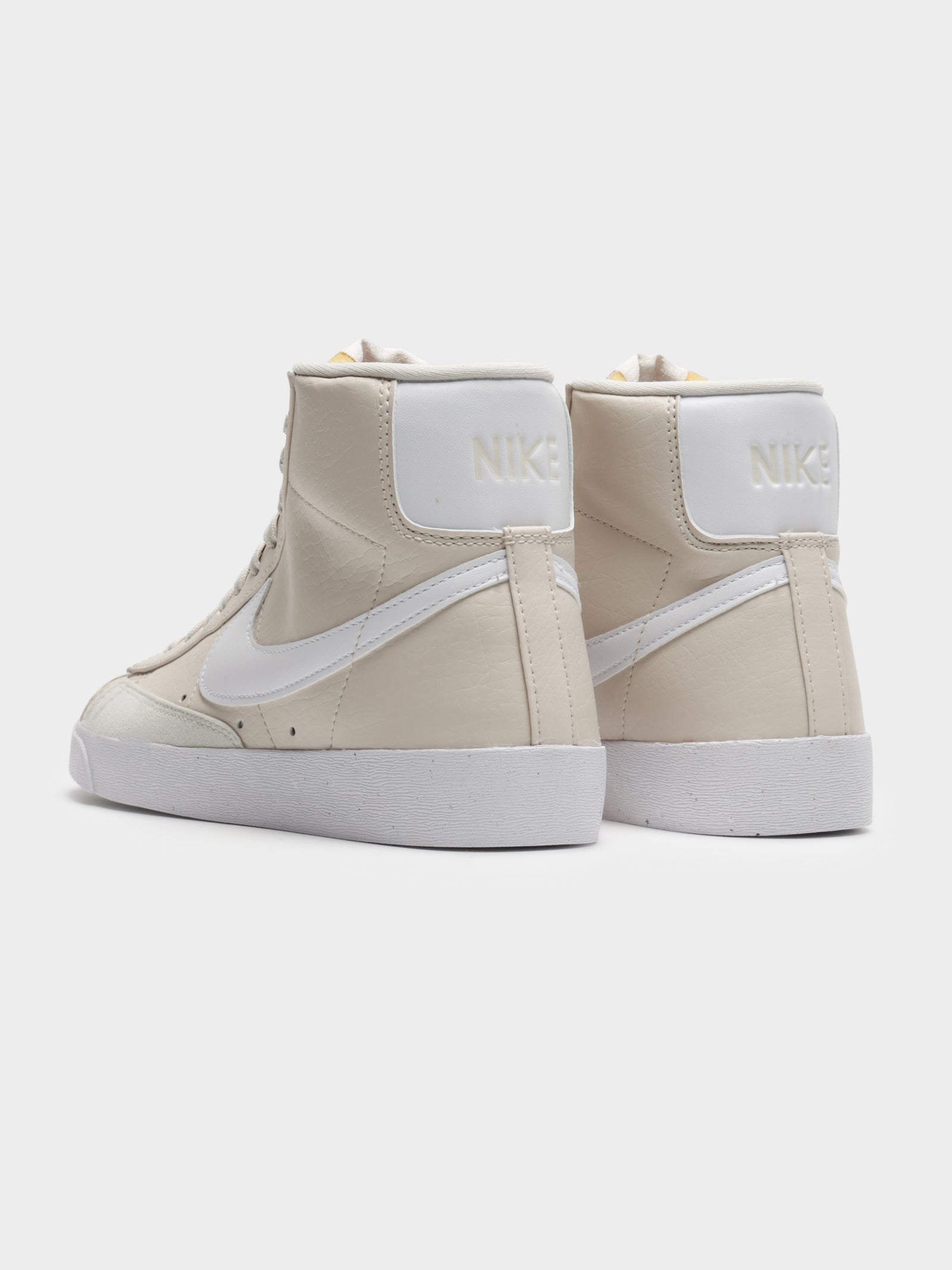 Womens Nike Blazer Mid in Beige & White - Glue Store