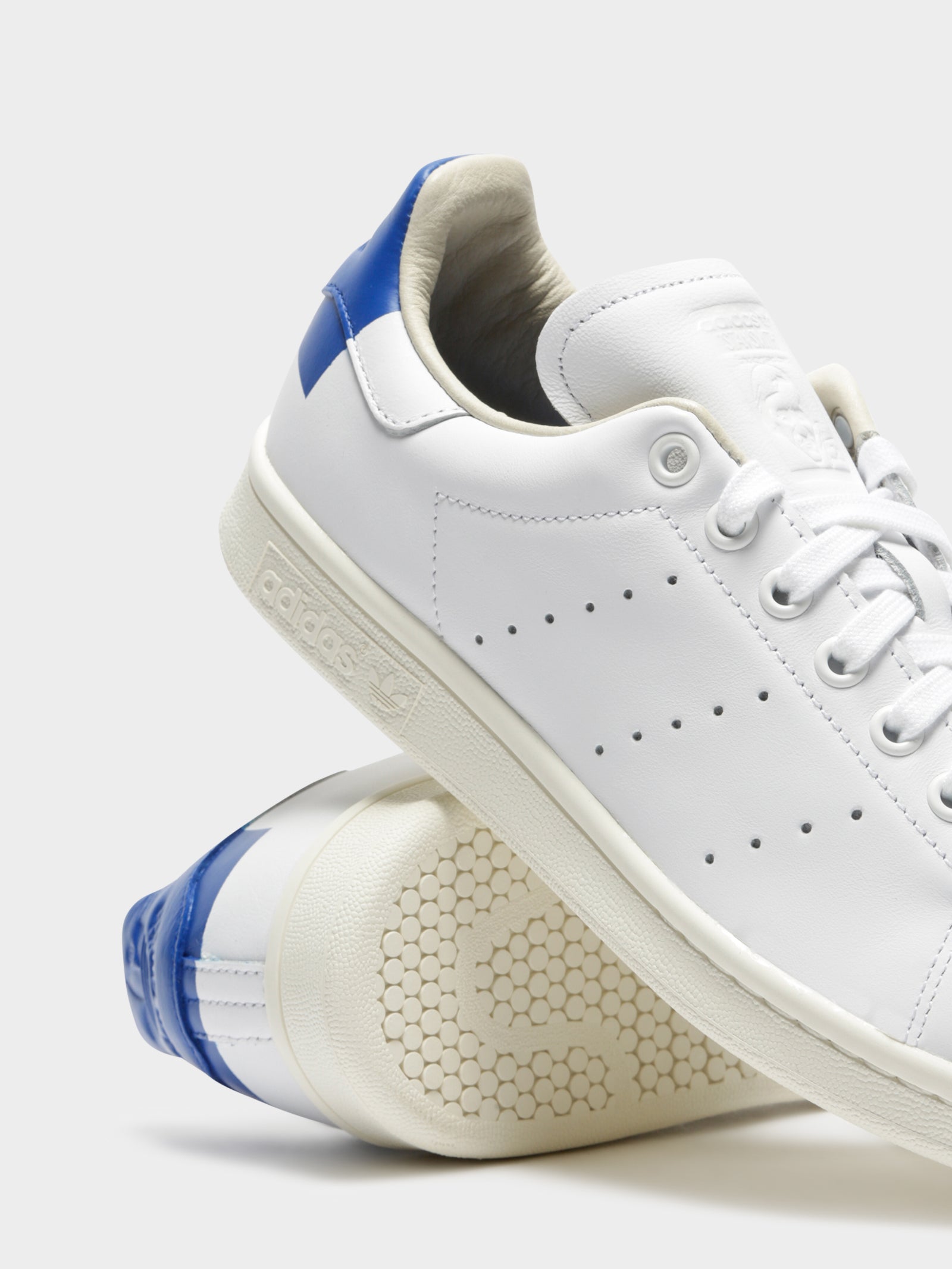 Unisex Stan Smith Sneakers in White Collegiate Royal Blue