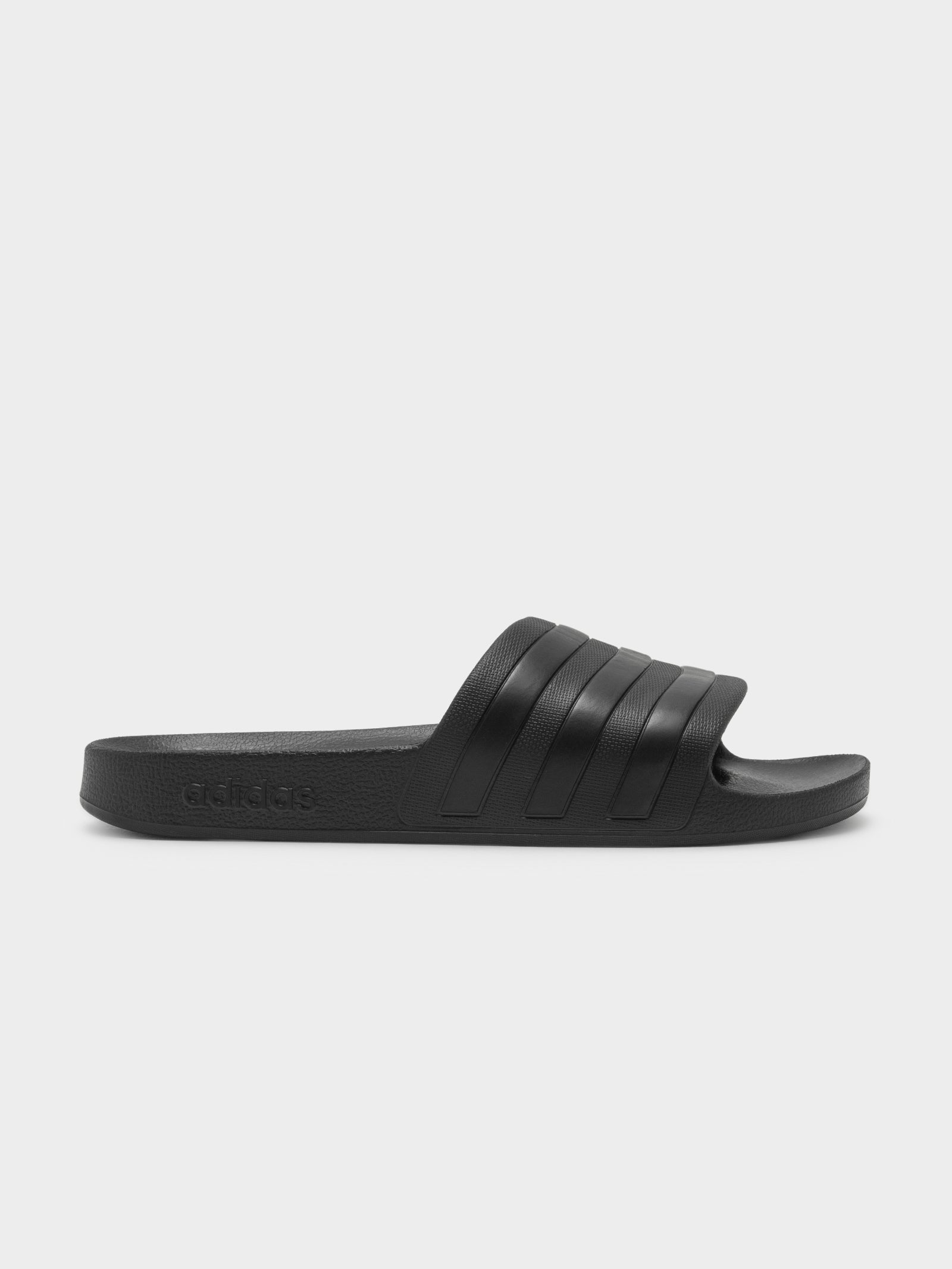 Unisex Adilette Aqua Slides In Core Black Glue Store 4217