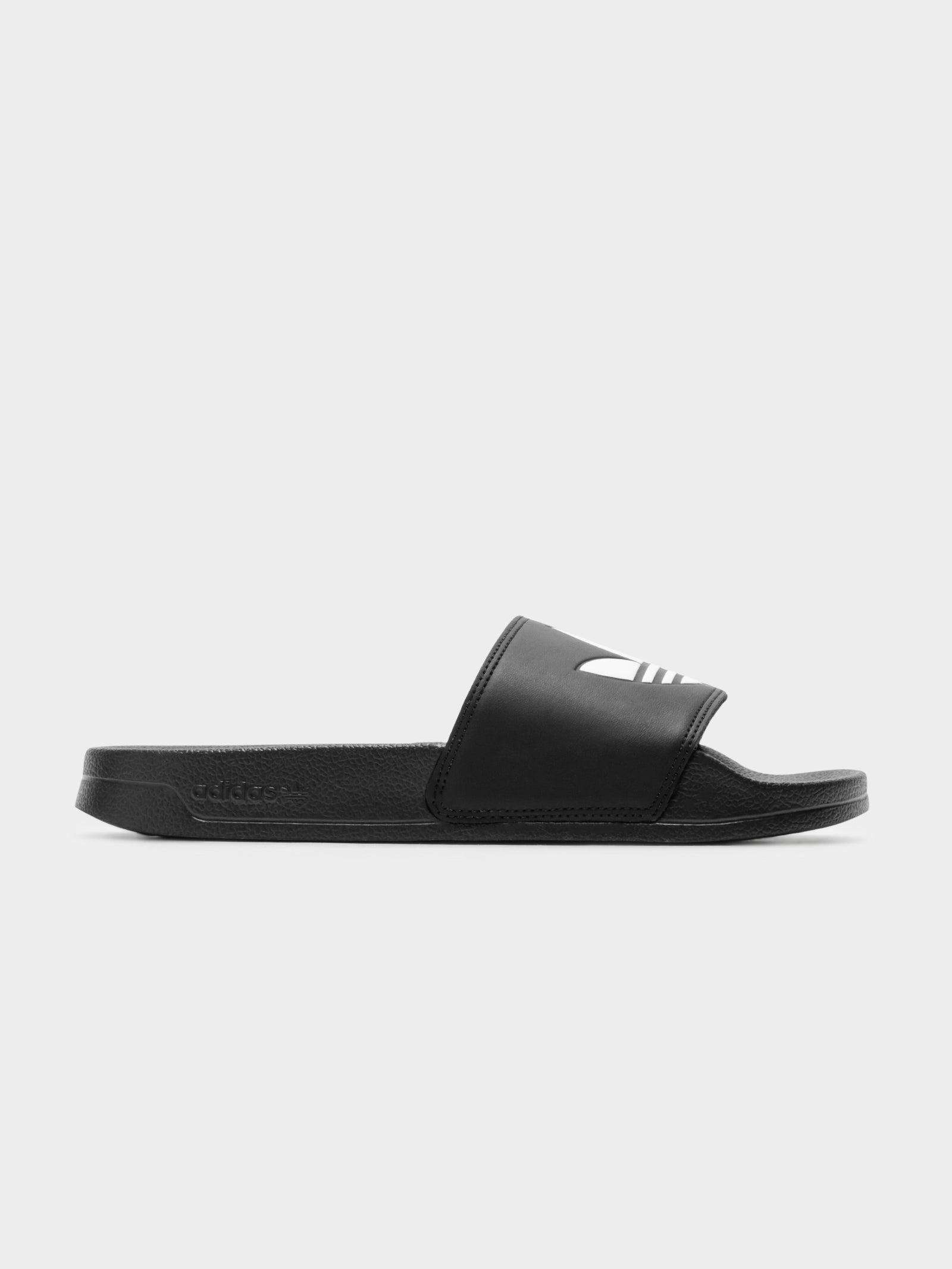 Unisex Adilette Lite Slides in Black & White