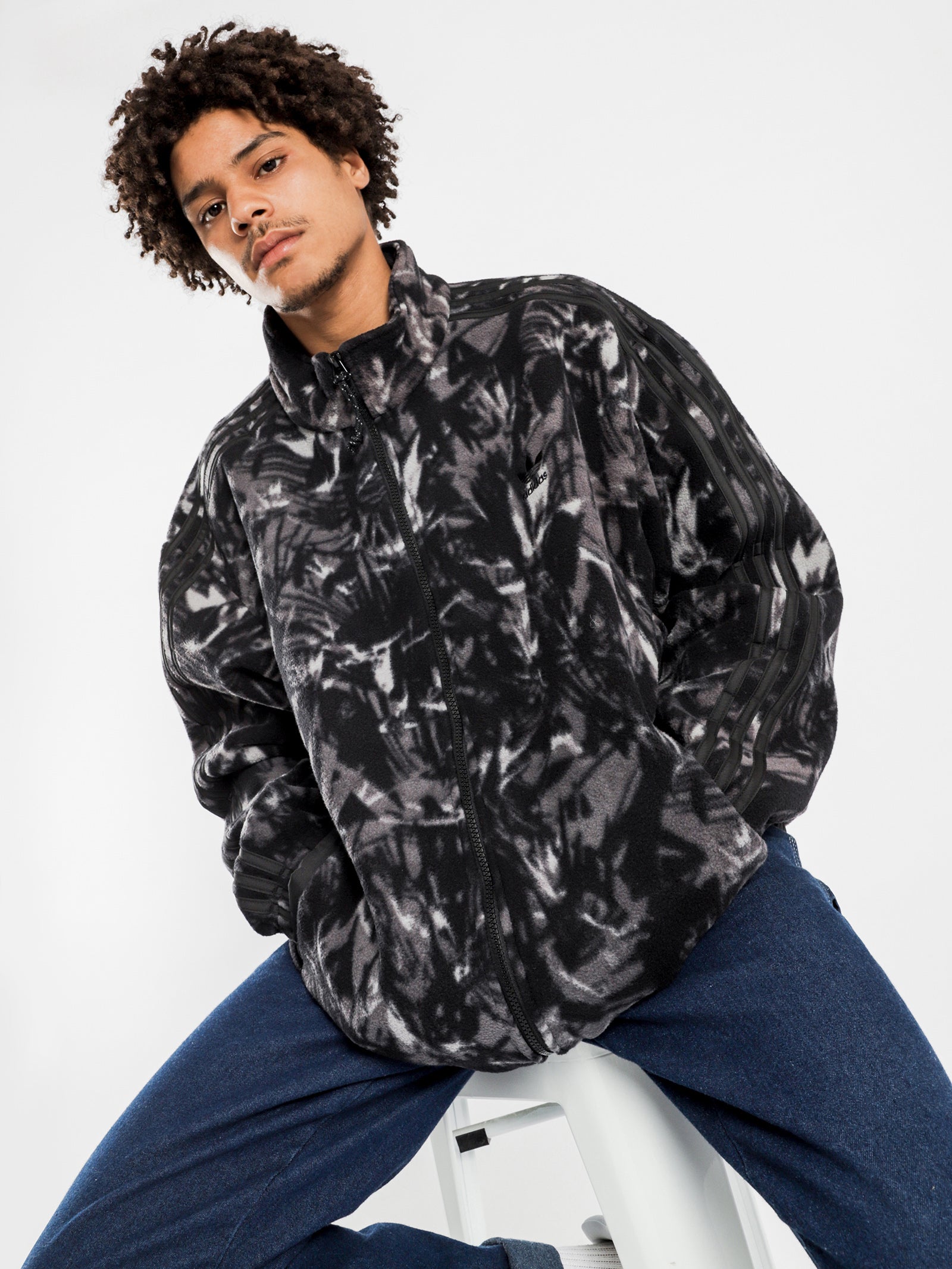 Adidas all hot sale over print jacket