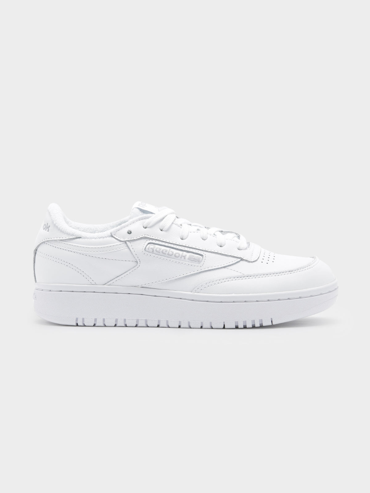 Reebok Womens Club C Double Sneakers in White | White