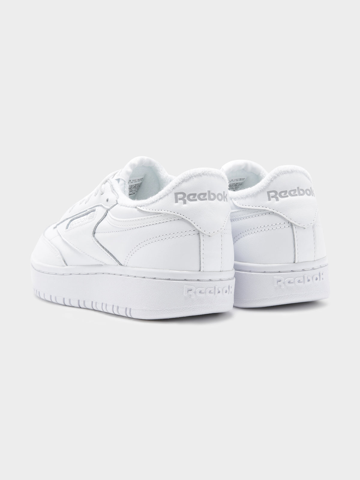 Reebok Womens Club C Double Sneakers in White | White