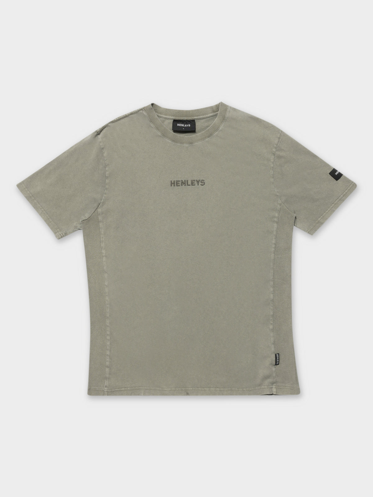 Henleys Formation Acid T-Shirt in Acid Moss Green | Moss Acid