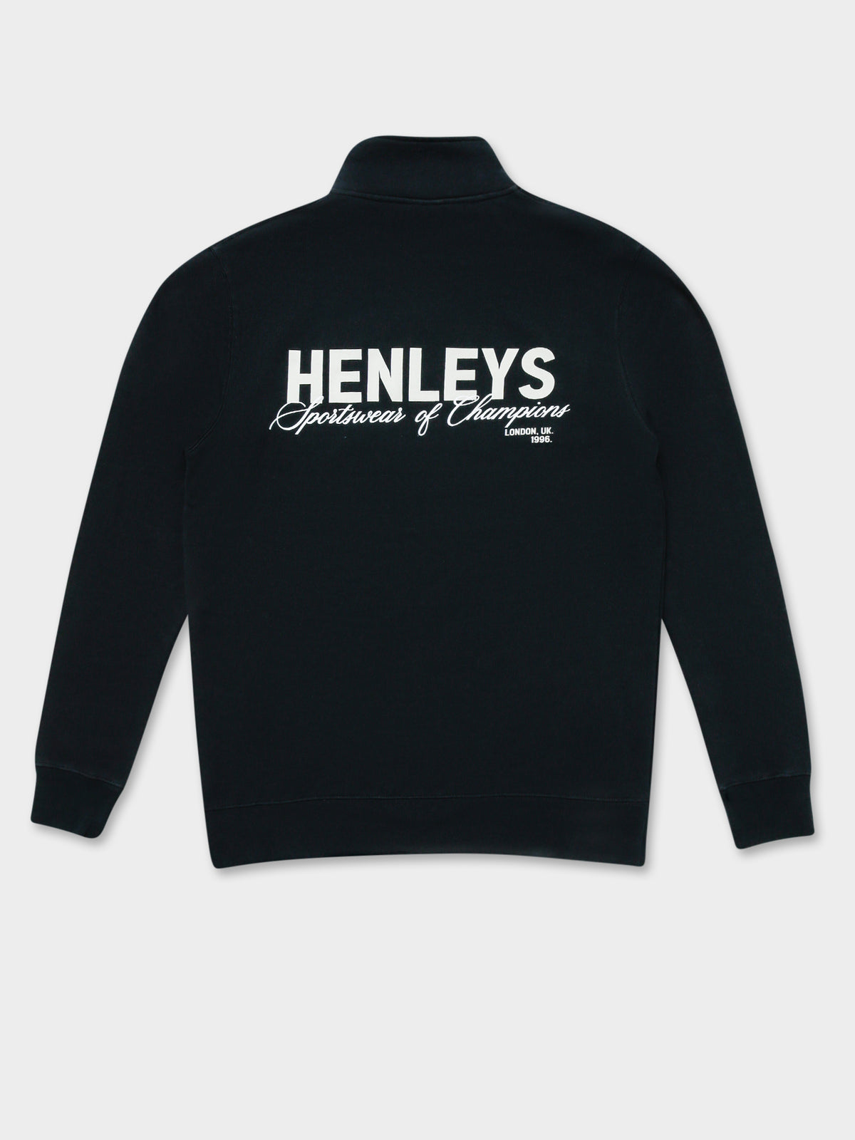 Henleys Champion Zip Sweater in Navy | Navy