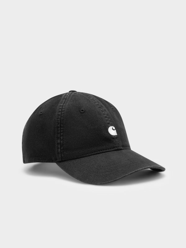 Madison Logo Cap in Black & White - Glue Store