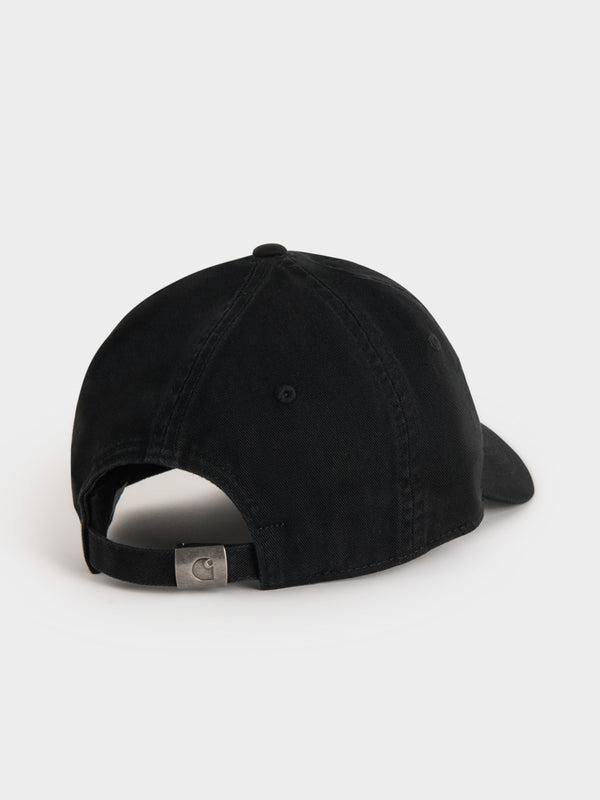 Carhartt wip Madison Logo Cap in Black Black/white | Glue Store