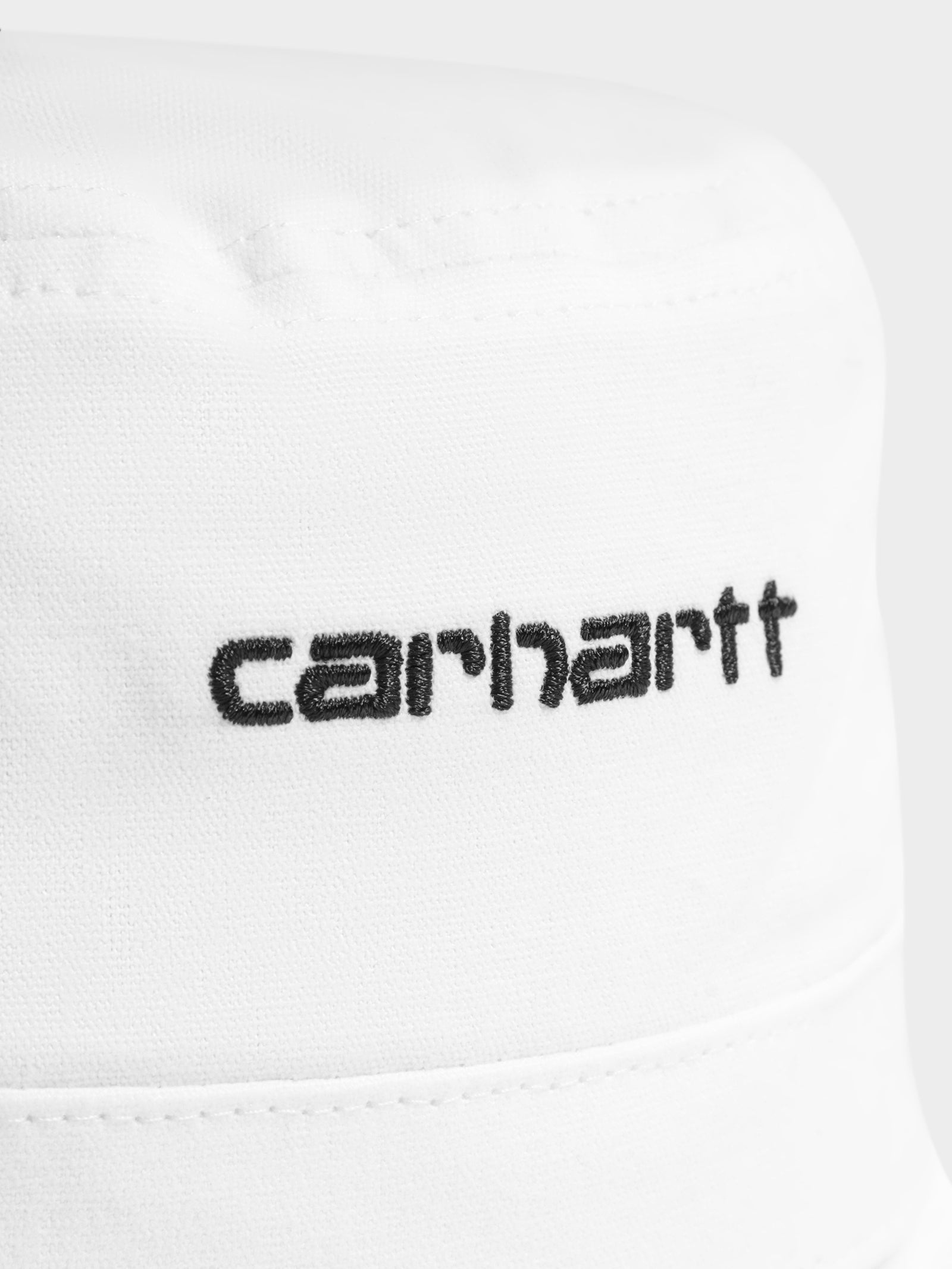 Carhartt WIP Script Bucket Hat White/Black