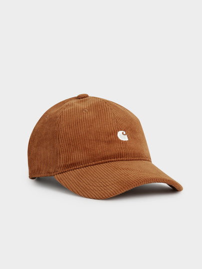 Harlem Corduroy Cap in Rust