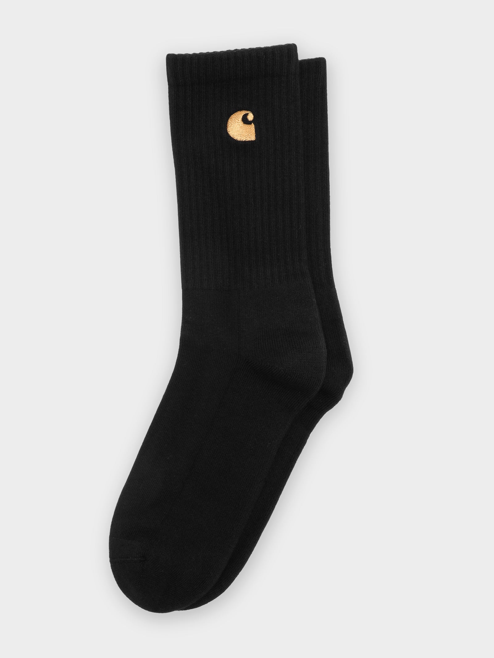 One Pair of Chase Socks in Black & Gold