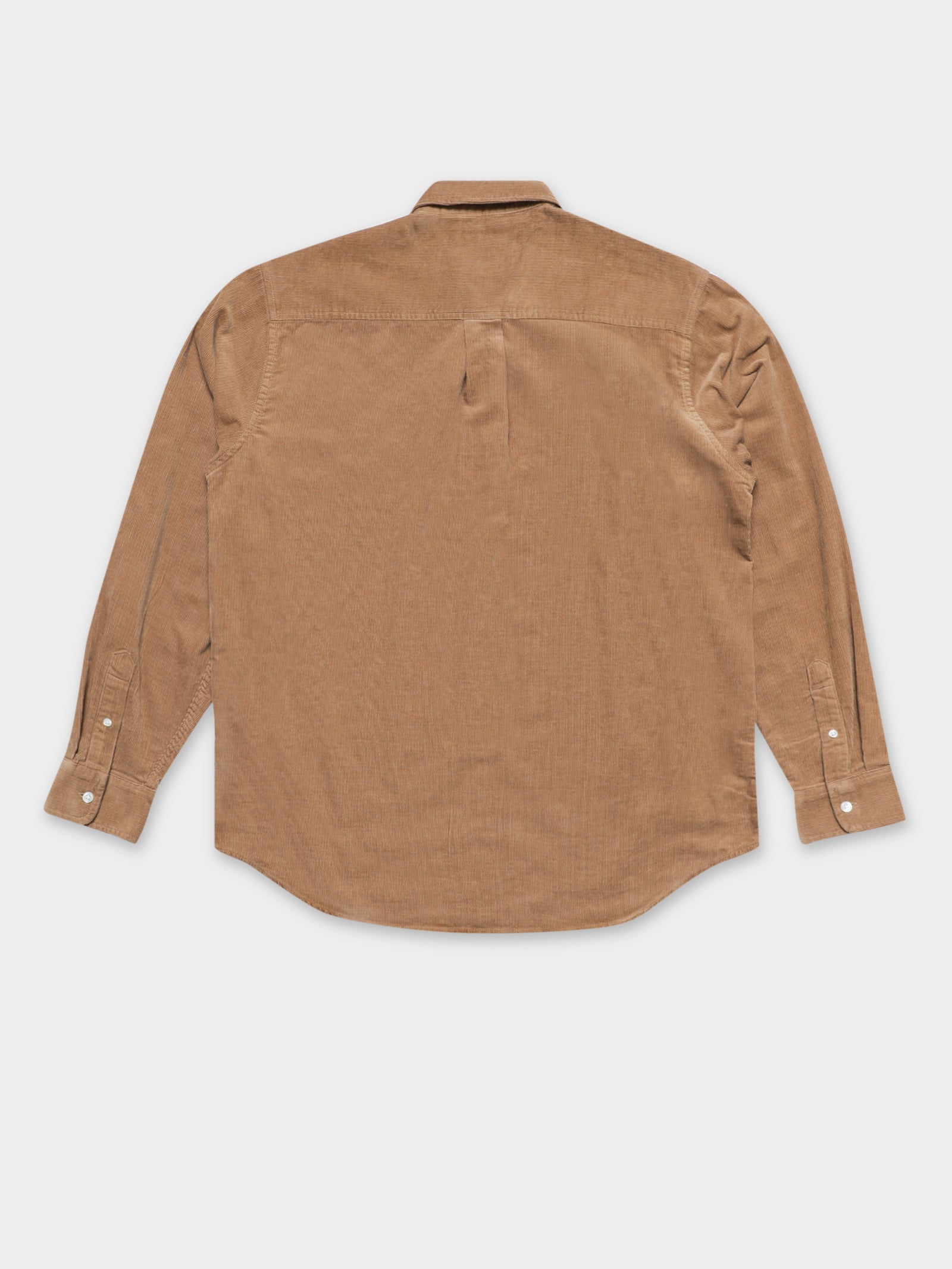 Madison Fine Cord Shirt in Tan