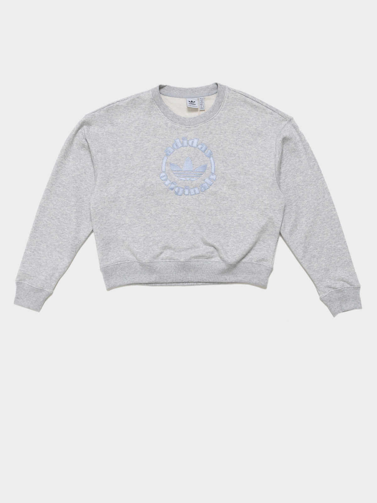 Adidas Sweatshirt in Light Grey Heather | Light Grey