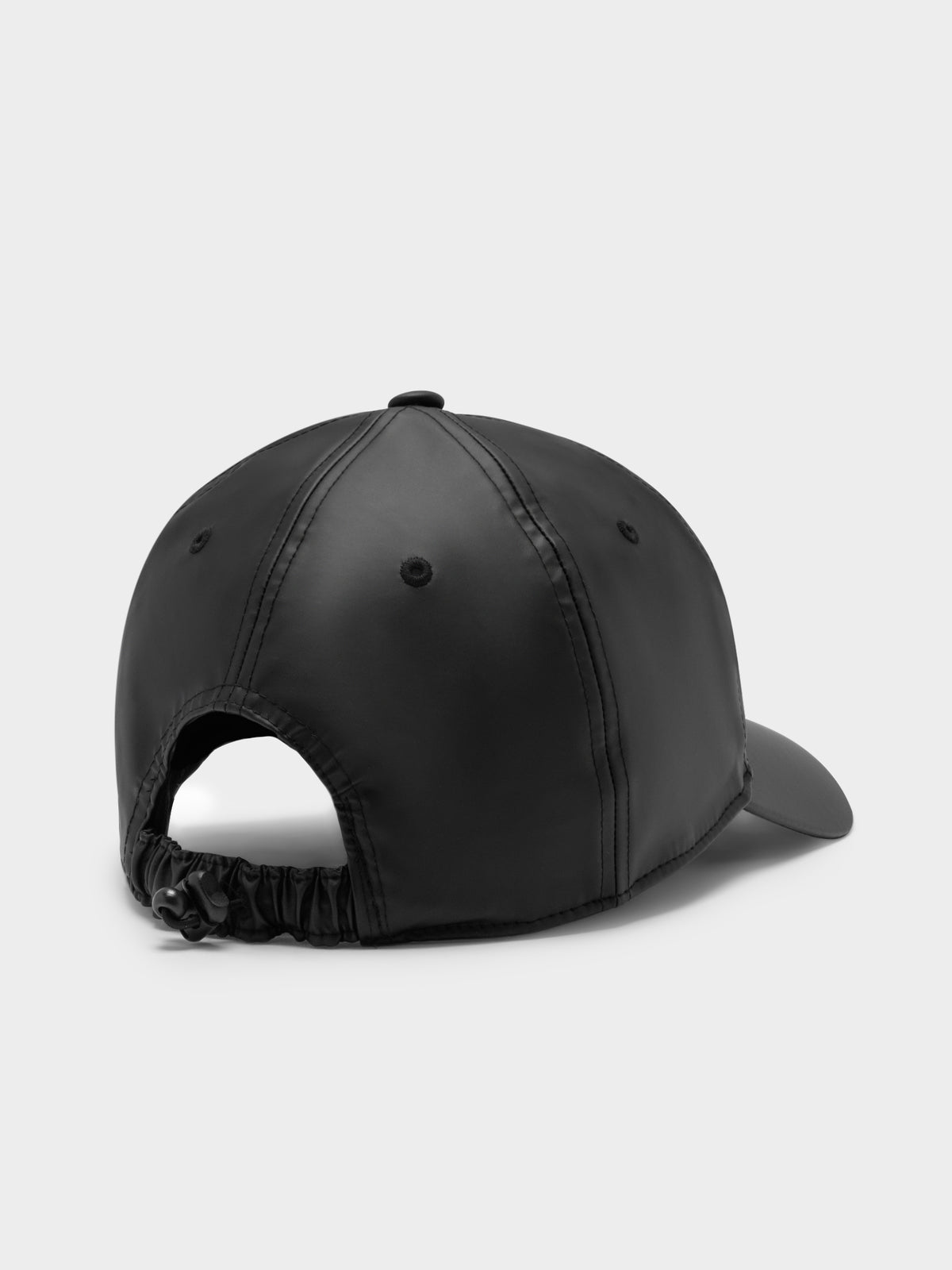 Adidas Satin Baseball Cap in Black | Black/Black