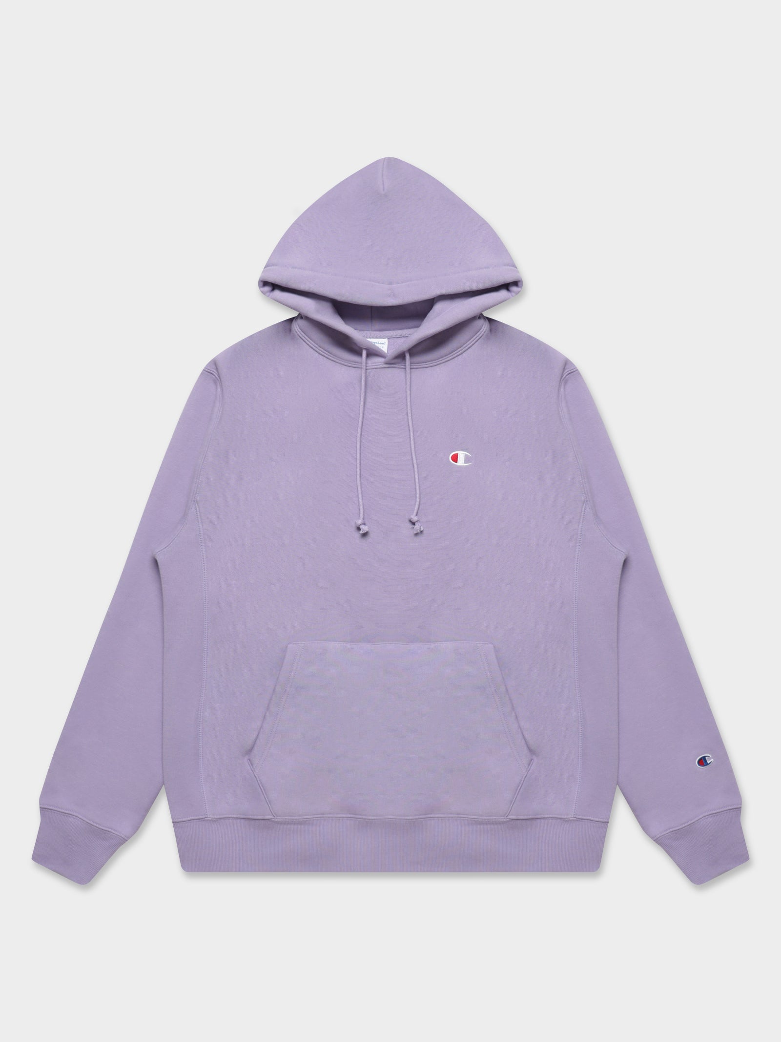 Reverse Weave C Logo Hoodie in Lavender