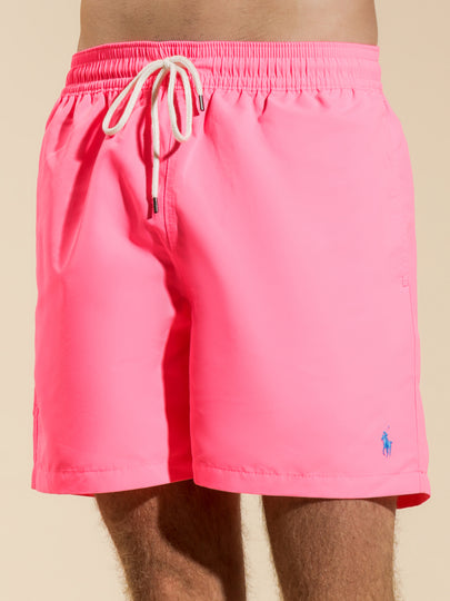 Traveller Swim Short in Neon Pink