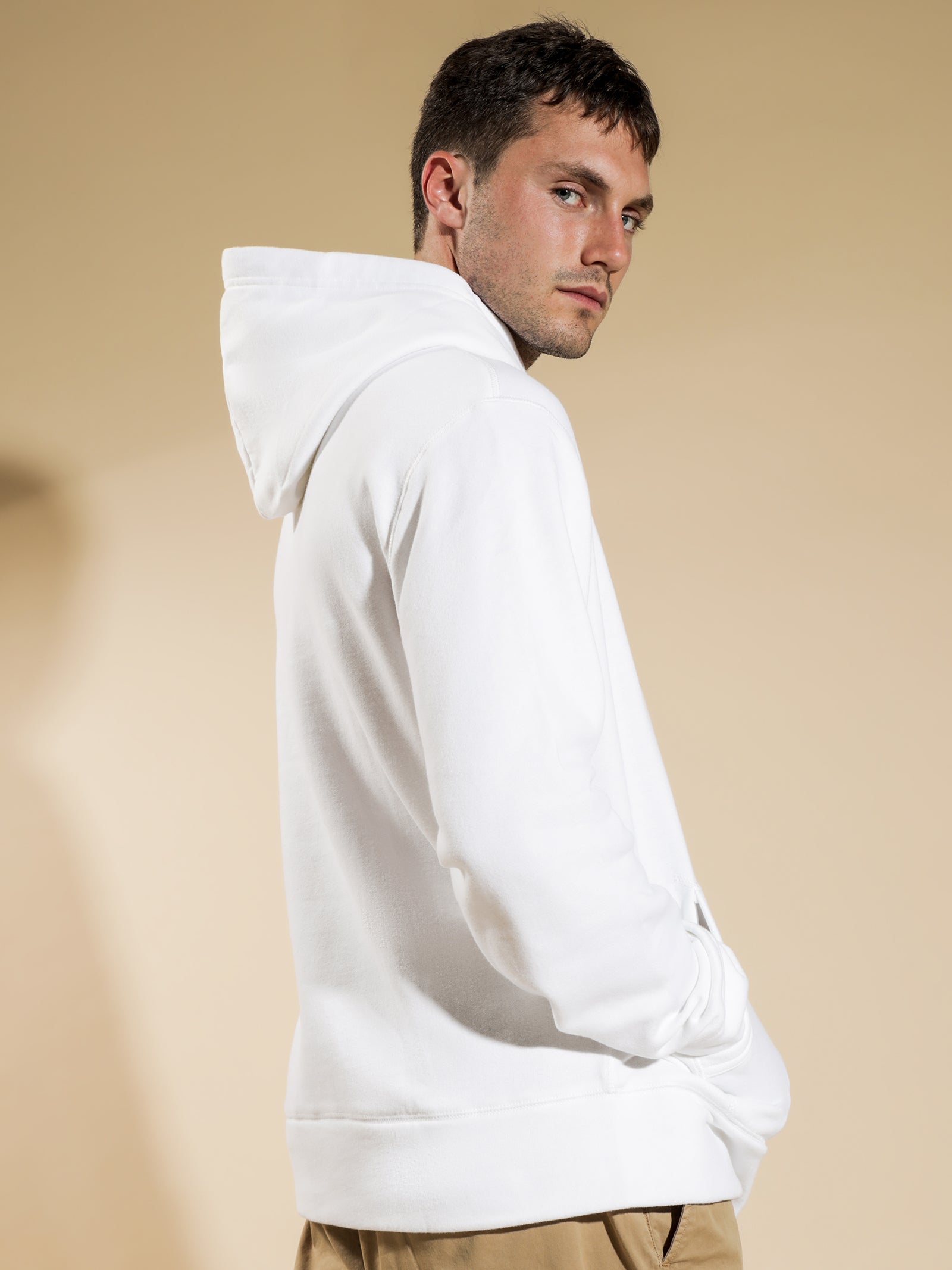 Popover Hoodie in White