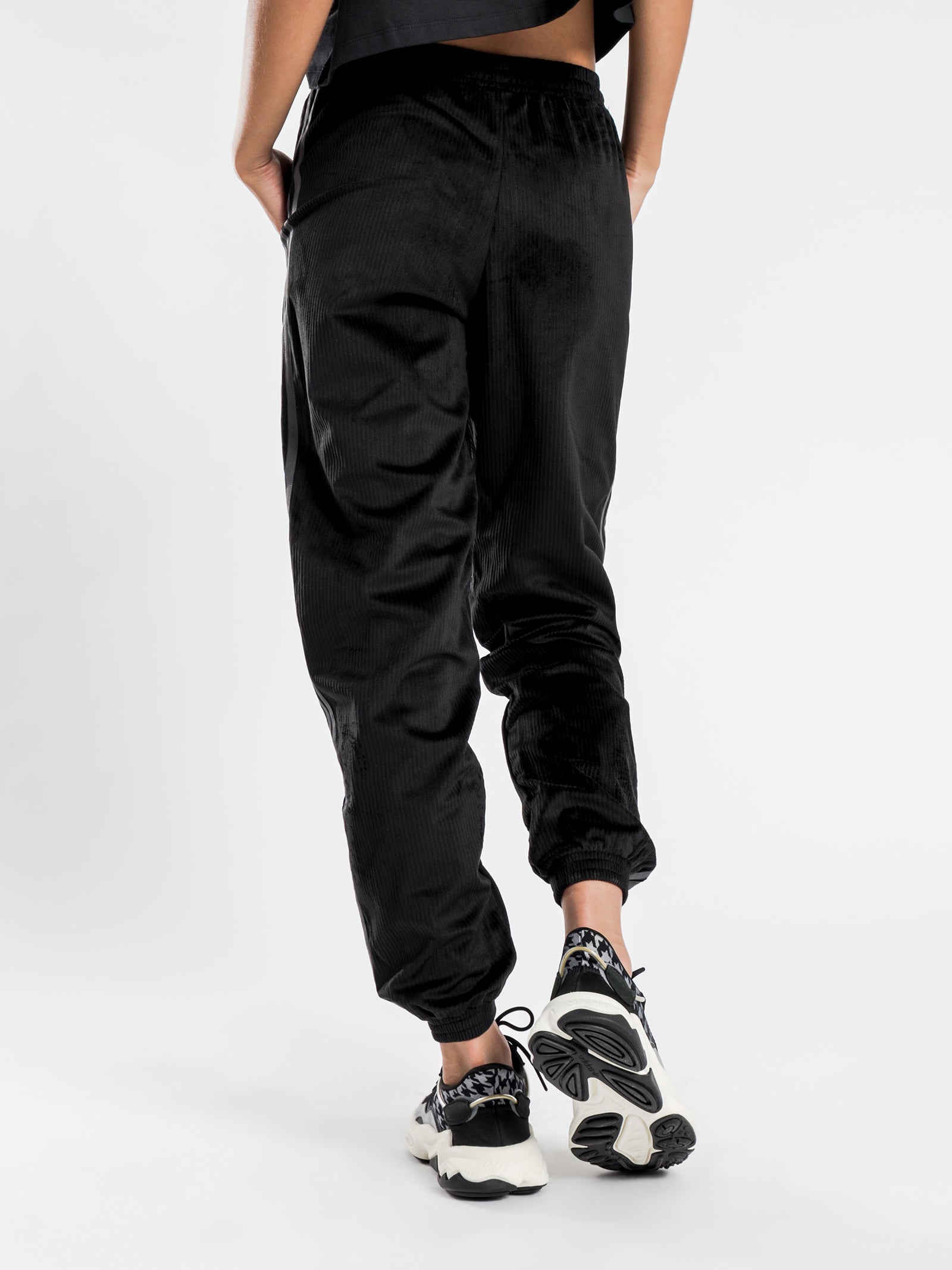 CC Corduroy Track Pants in Black