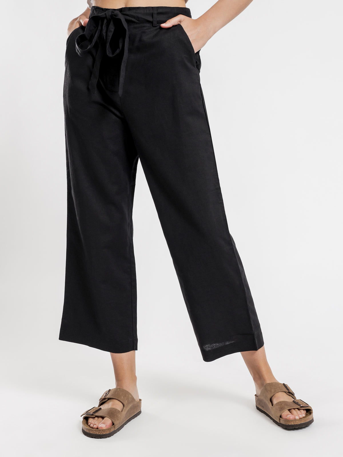 Nude Lucy Brynn Wide Leg Pants in Black | Black