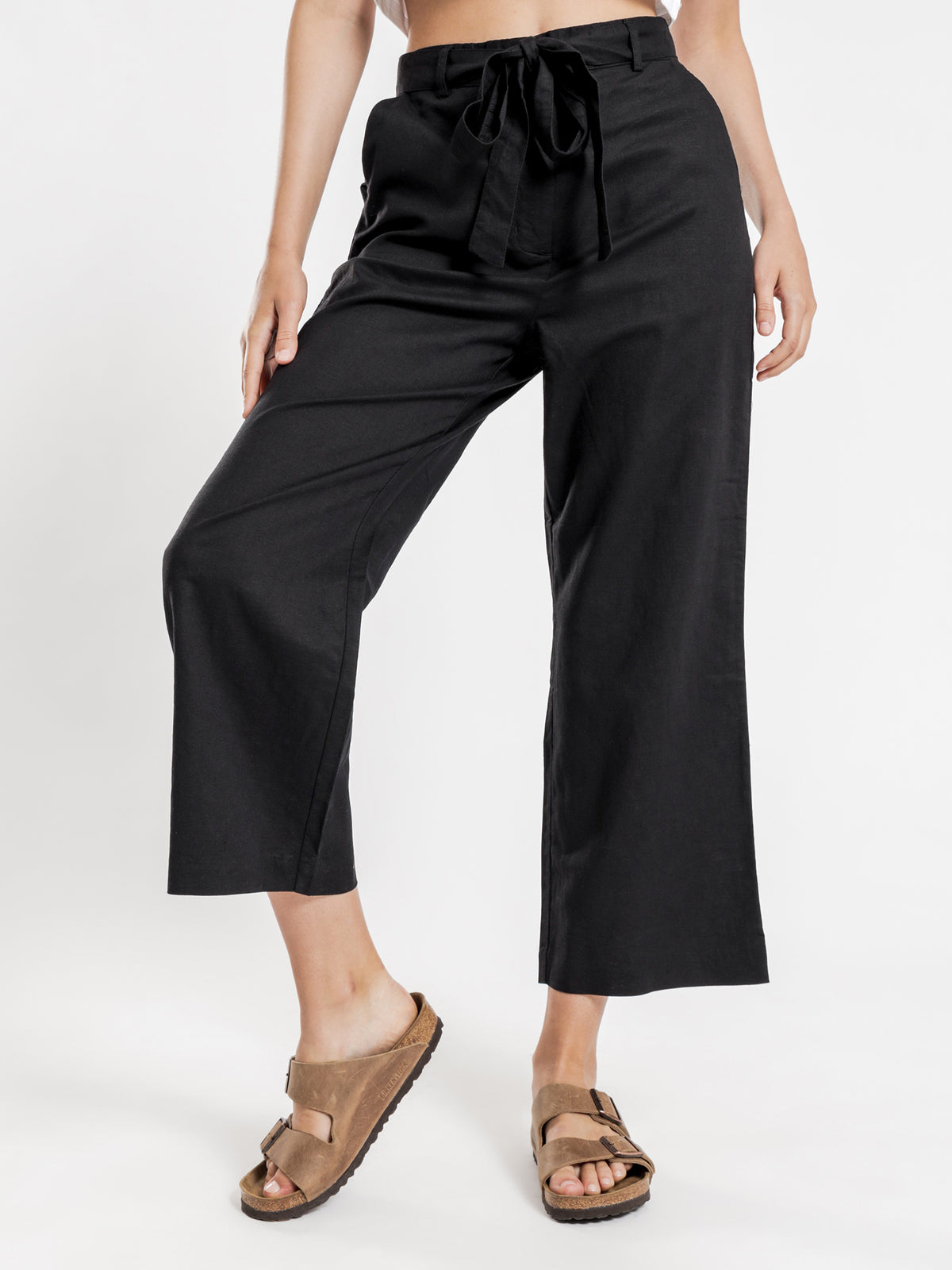 Nude Lucy Brynn Wide Leg Pants in Black | Black