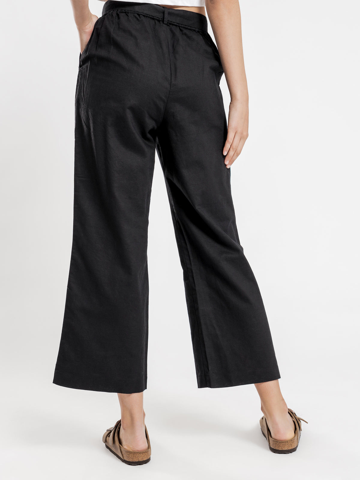 Nude Lucy Brynn Wide Leg Pants in Black | Black