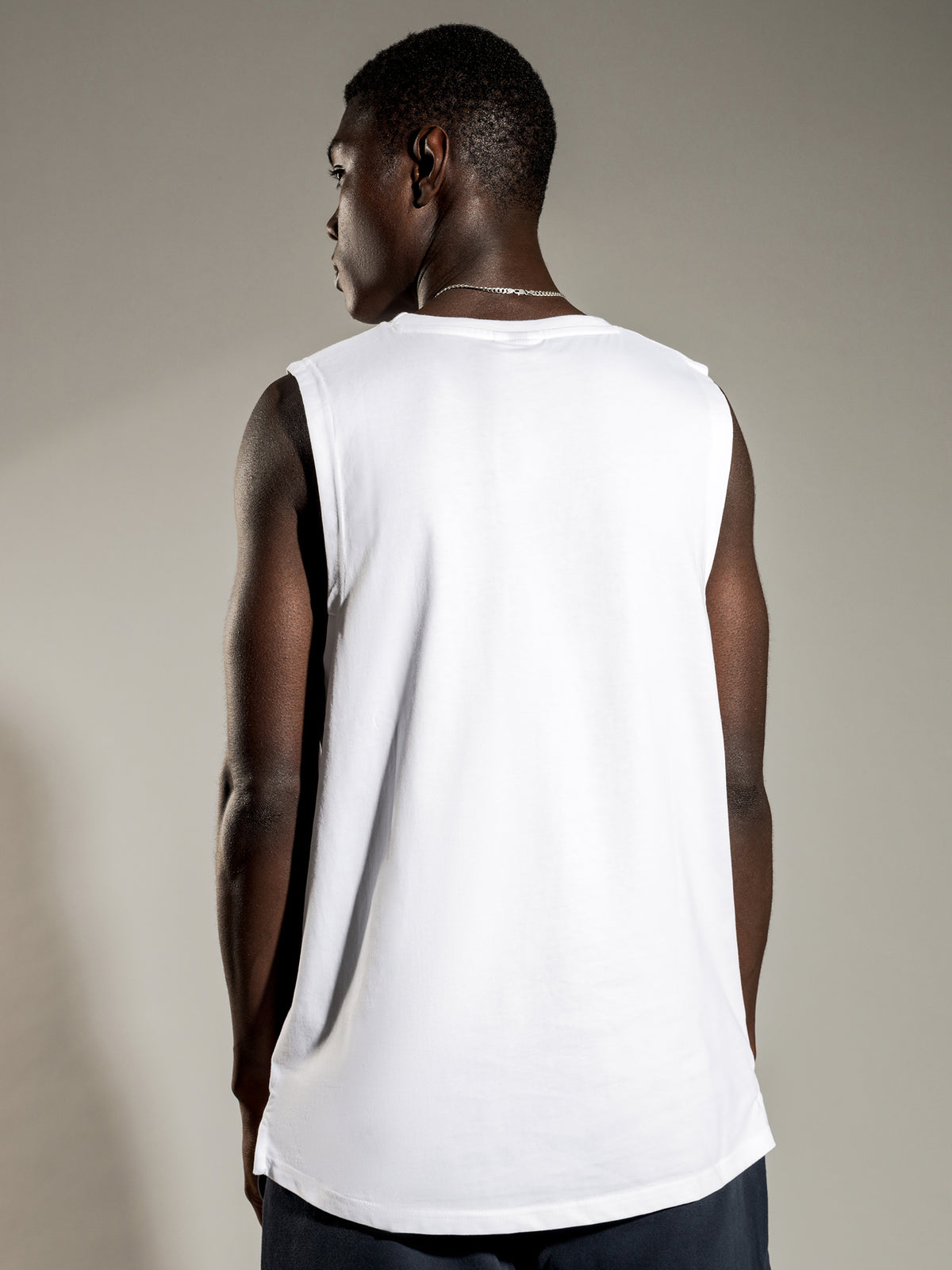 Ellesse Terri Vest Muscle T-Shirt in White | White