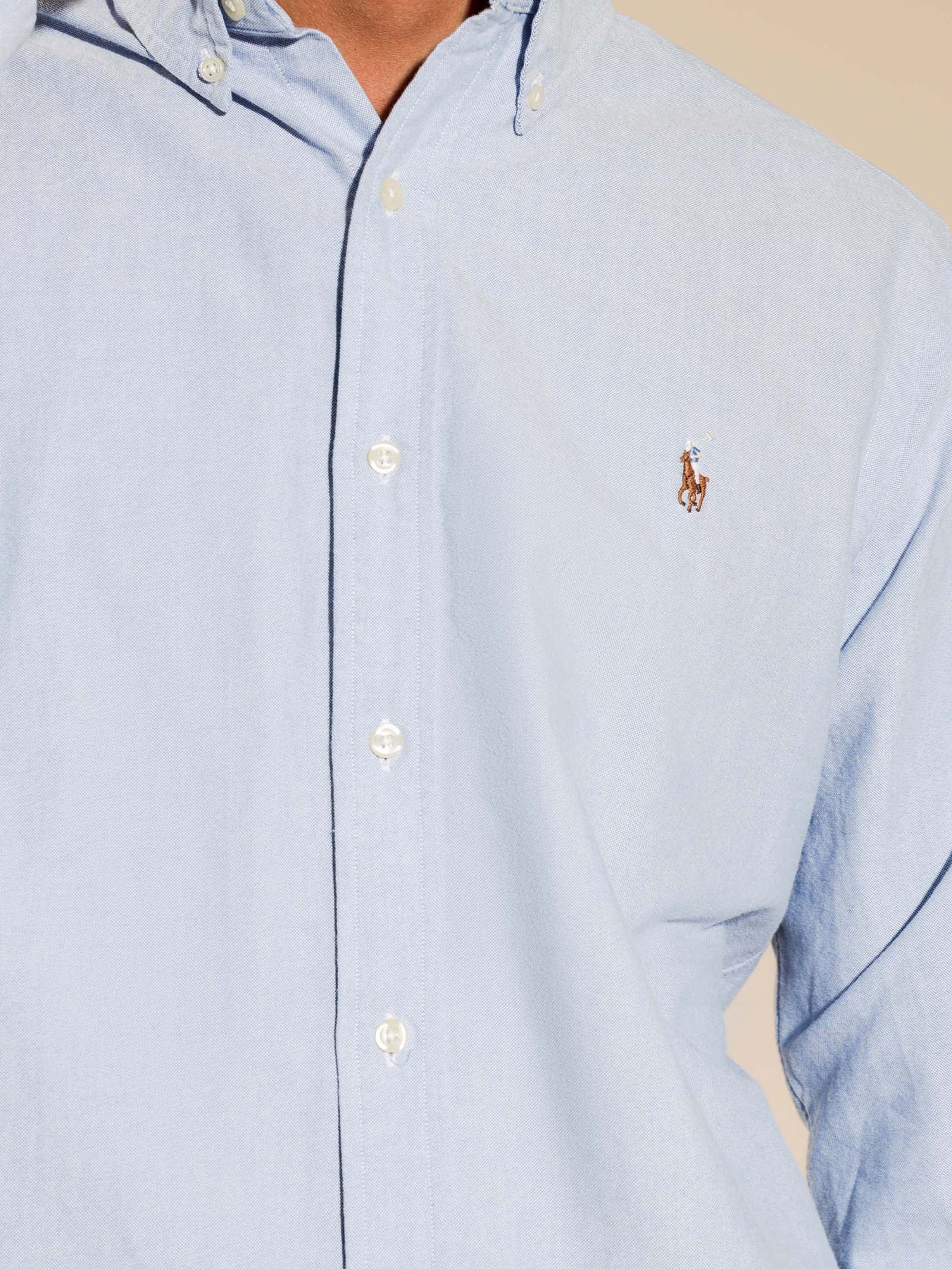 Oxford Long Sleeve Shirt in Blue