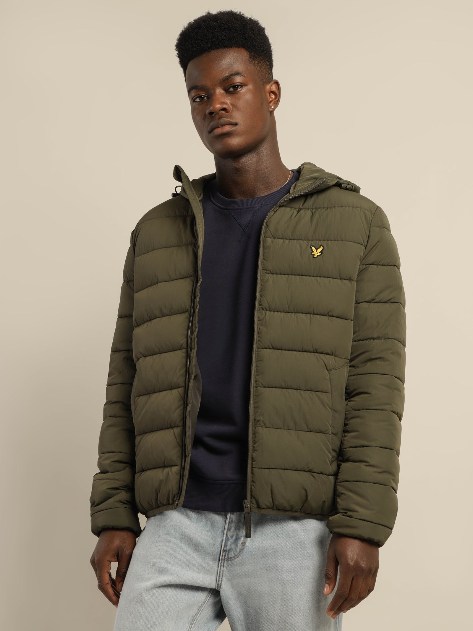 Lyle and scott deals puffer jacket green