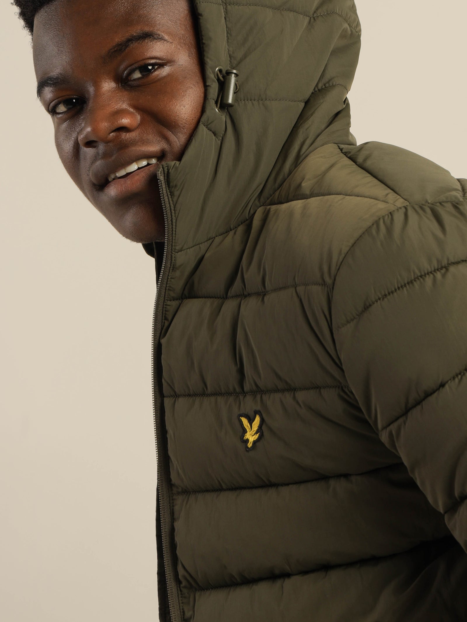 Lyle and scott hot sale puffer jacket green