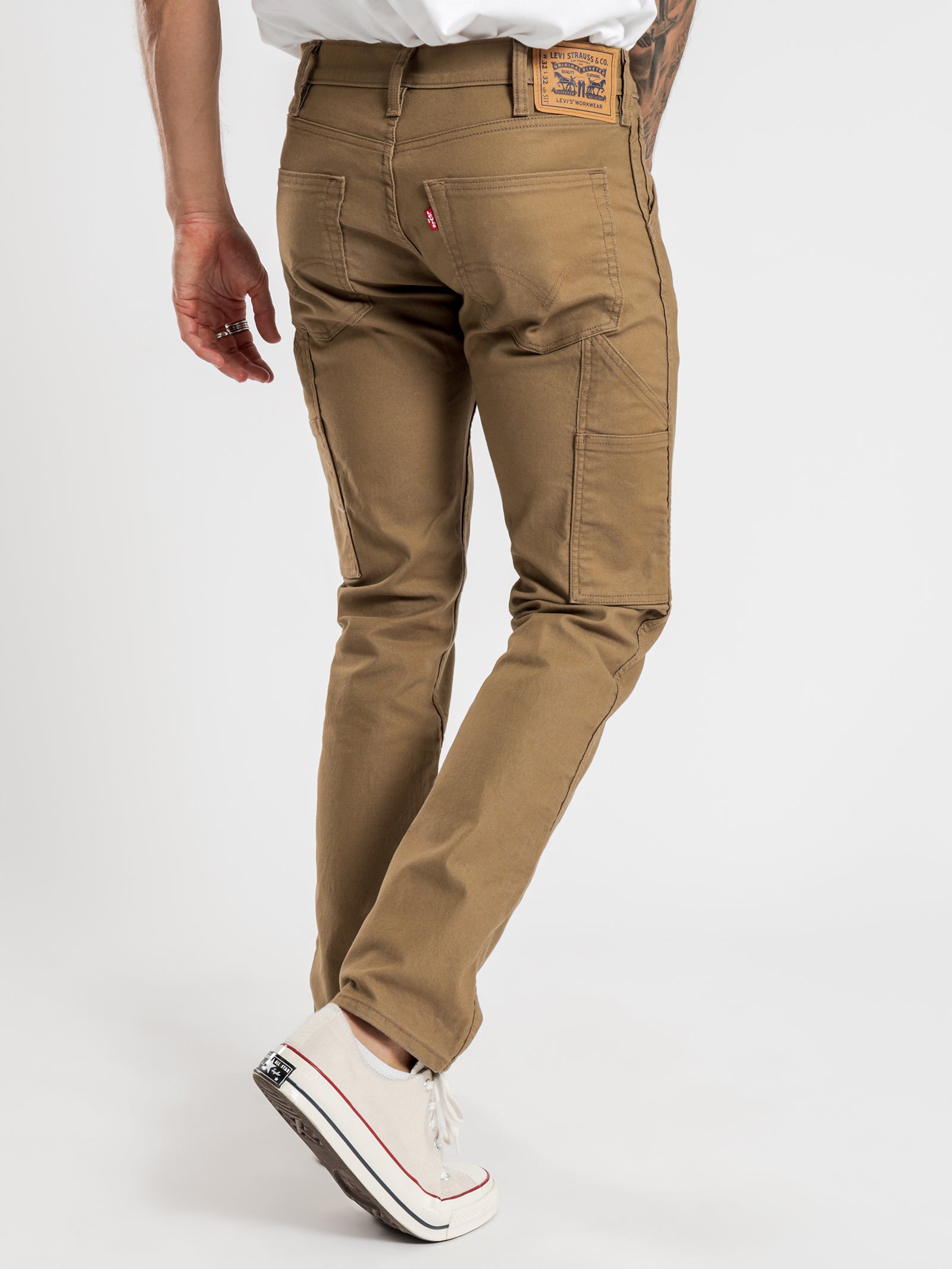 511 Slim Fit Workwear Utility Pants in Ermine Canvas