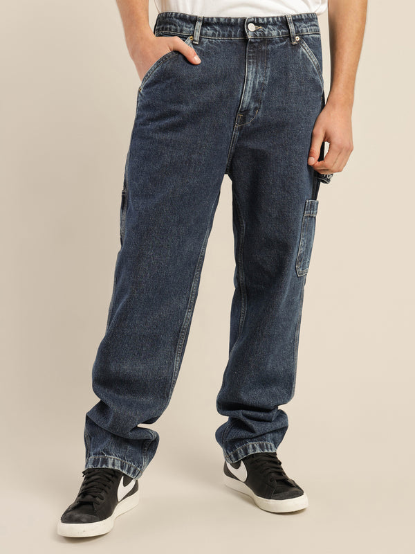 Tommy hilfiger Skater Carpenter Fit Hemp Jeans in Blue | Glue Store