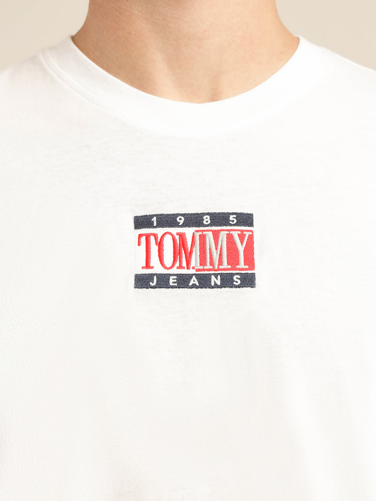 Tommy Hilfiger Organic Cotton T-Shirt in White | White