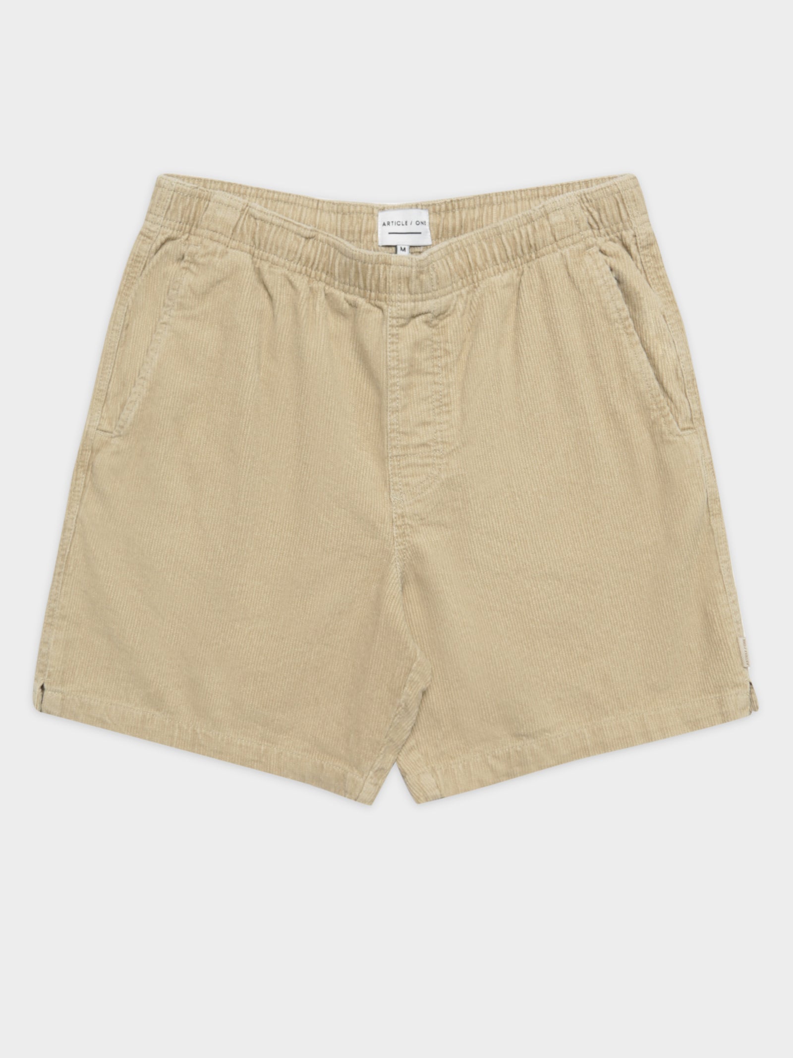 Jaxon Cord Shorts in Stone