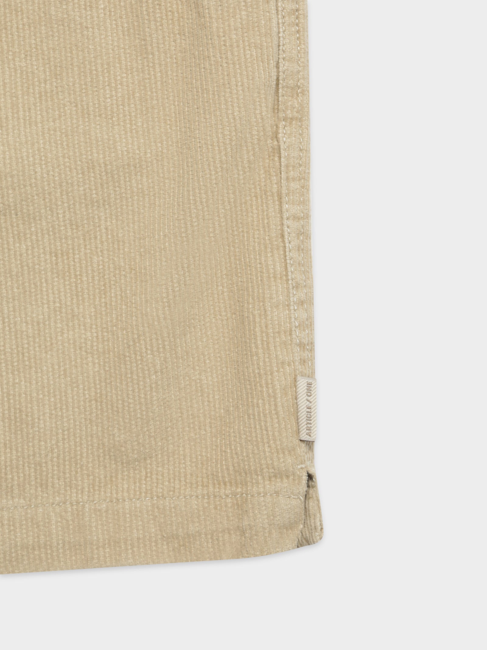 Jaxon Cord Shorts in Stone