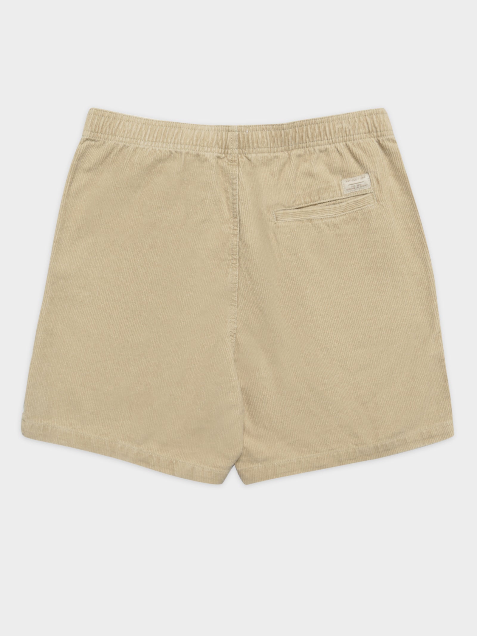 Jaxon Cord Shorts in Stone